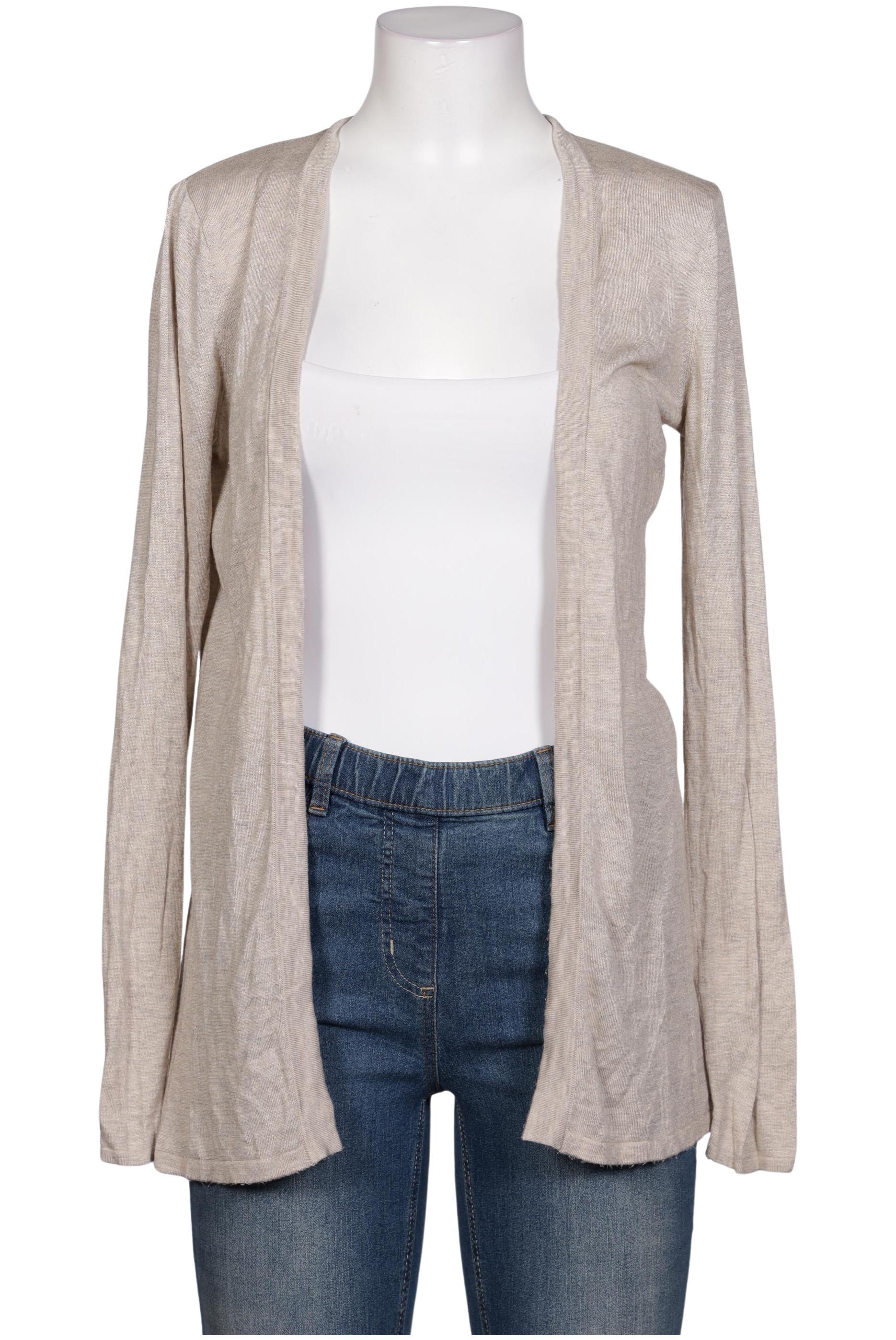 

Comma Damen Strickjacke, beige, Gr. 36