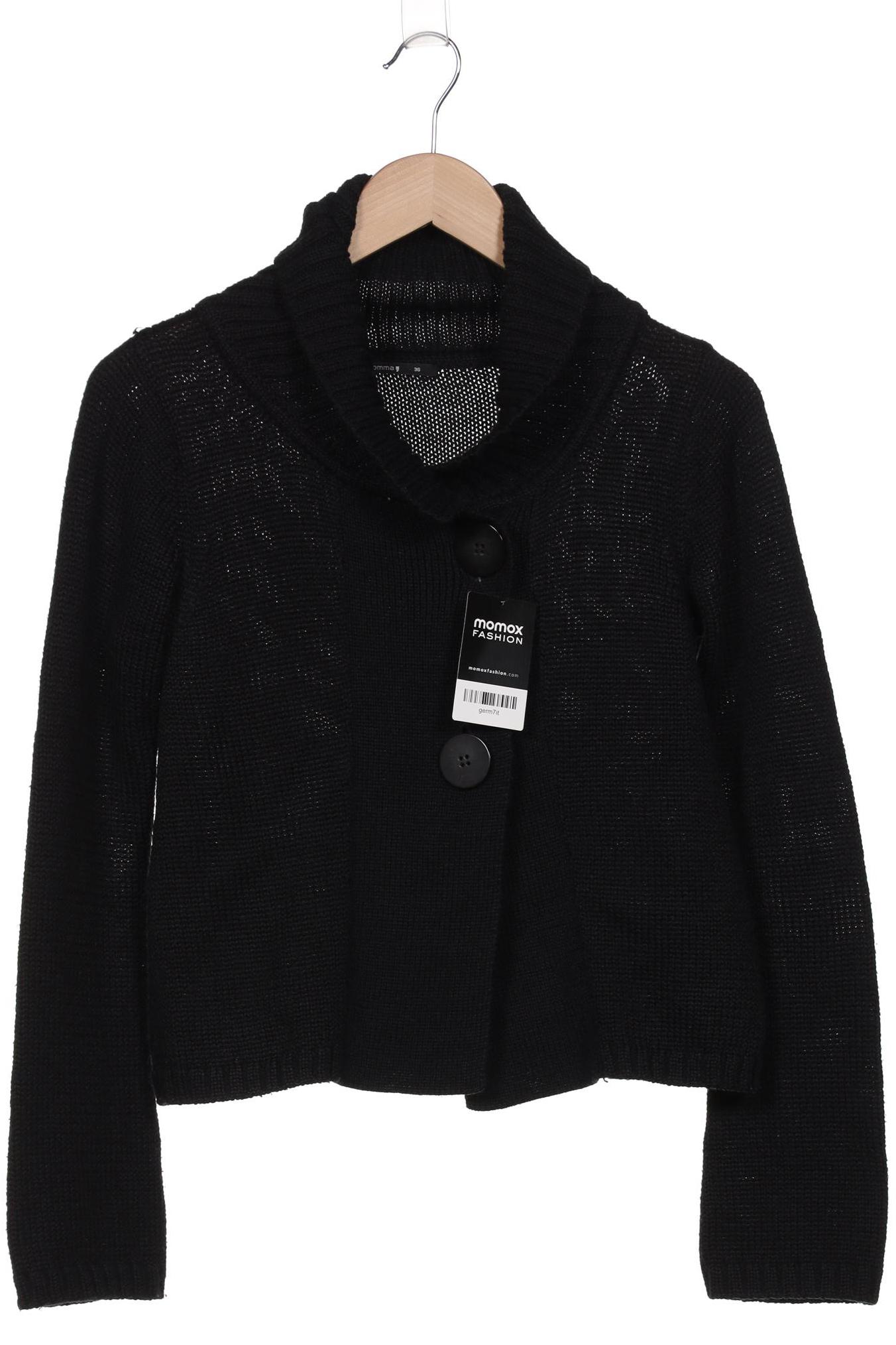 

Comma Damen Strickjacke, schwarz, Gr. 36