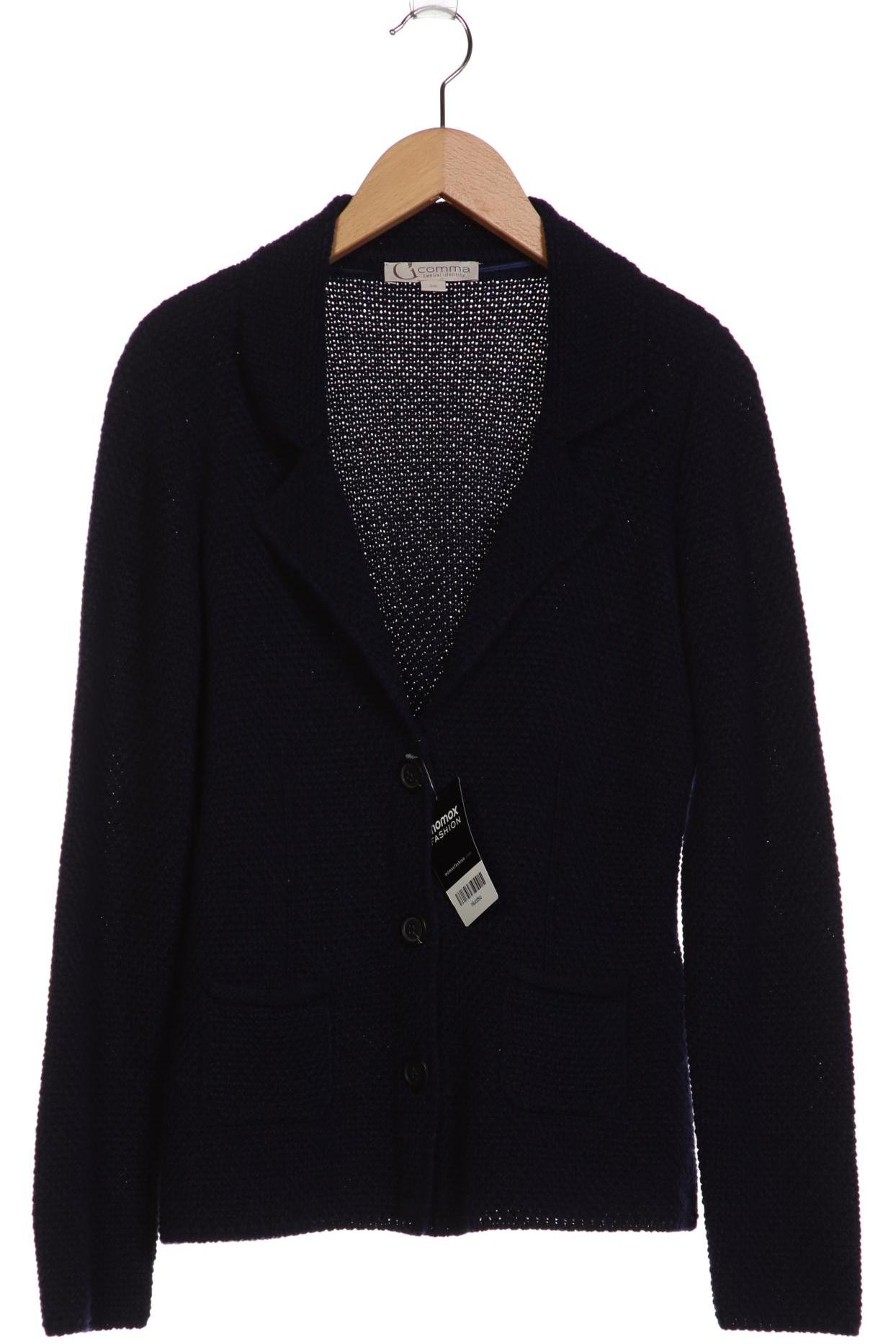 

Comma Damen Strickjacke, marineblau, Gr. 36