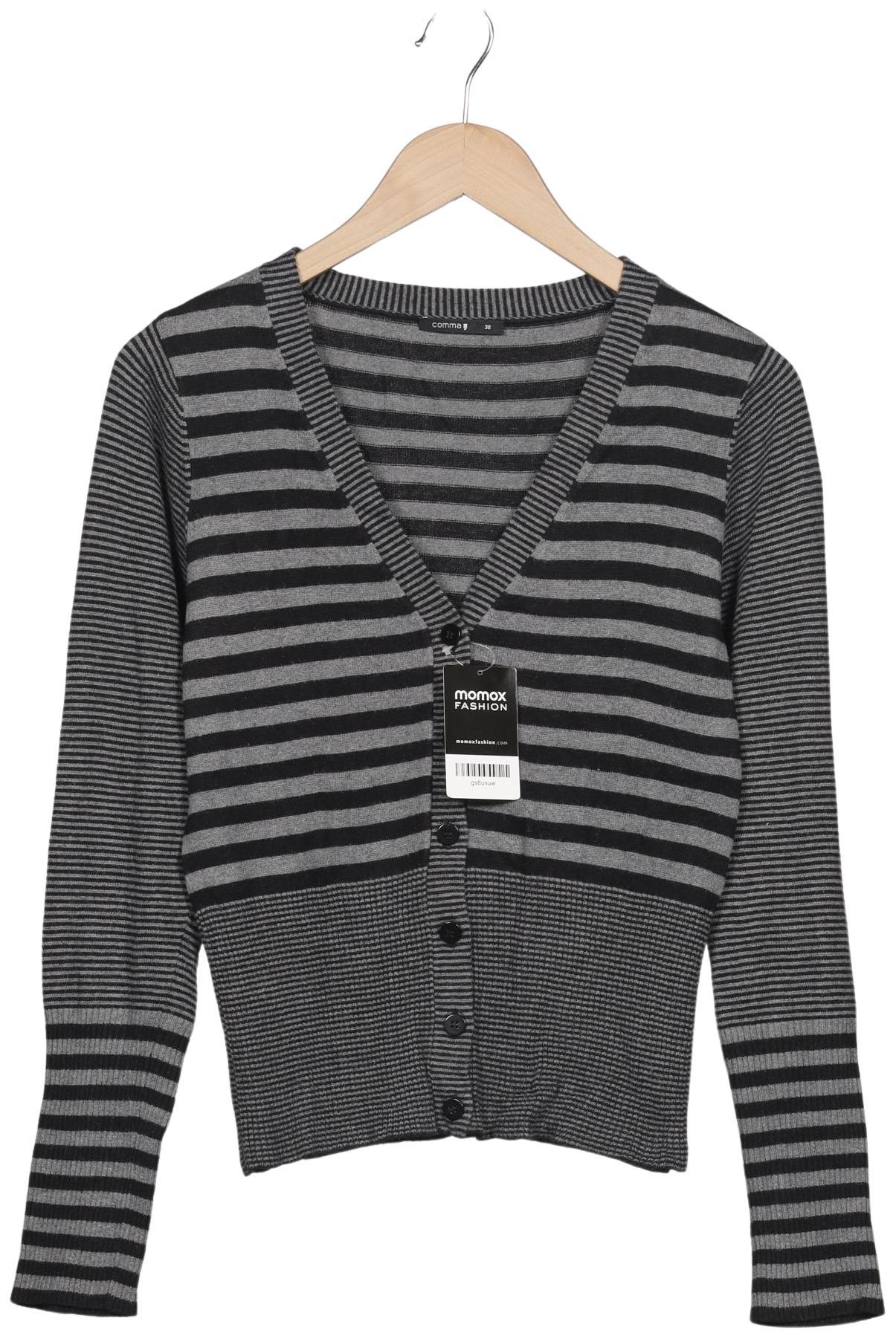 

Comma Damen Strickjacke, grau, Gr. 38