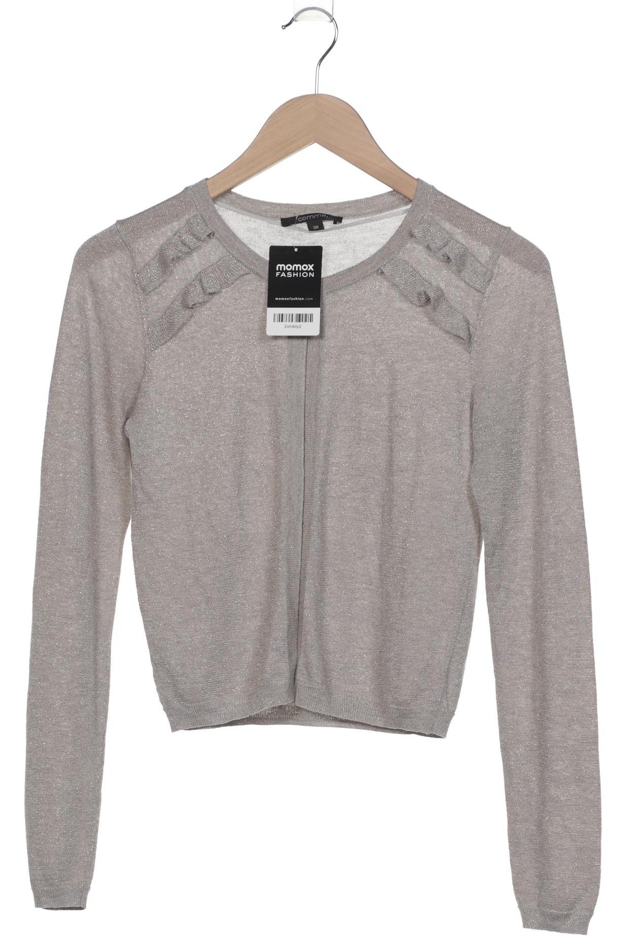 

Comma Damen Strickjacke, gold, Gr. 36