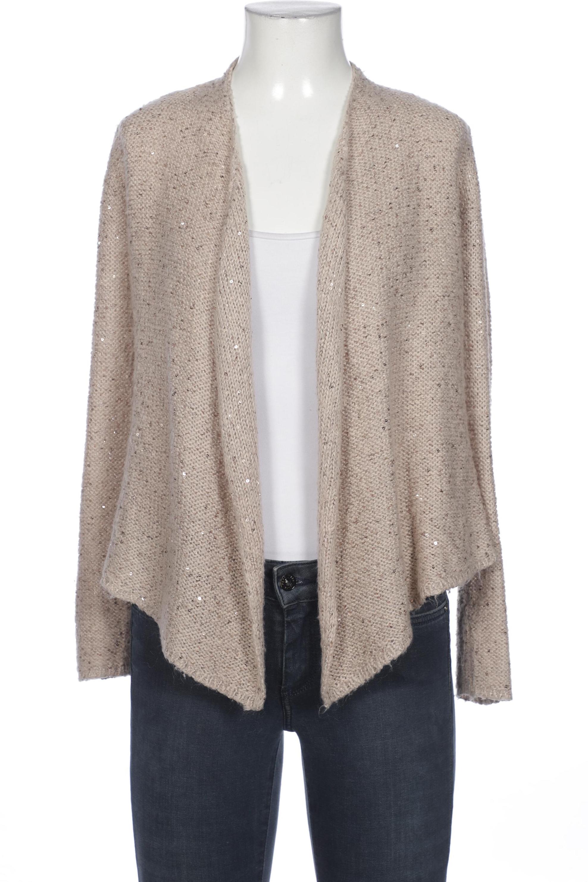 

Comma Damen Strickjacke, beige, Gr. 34