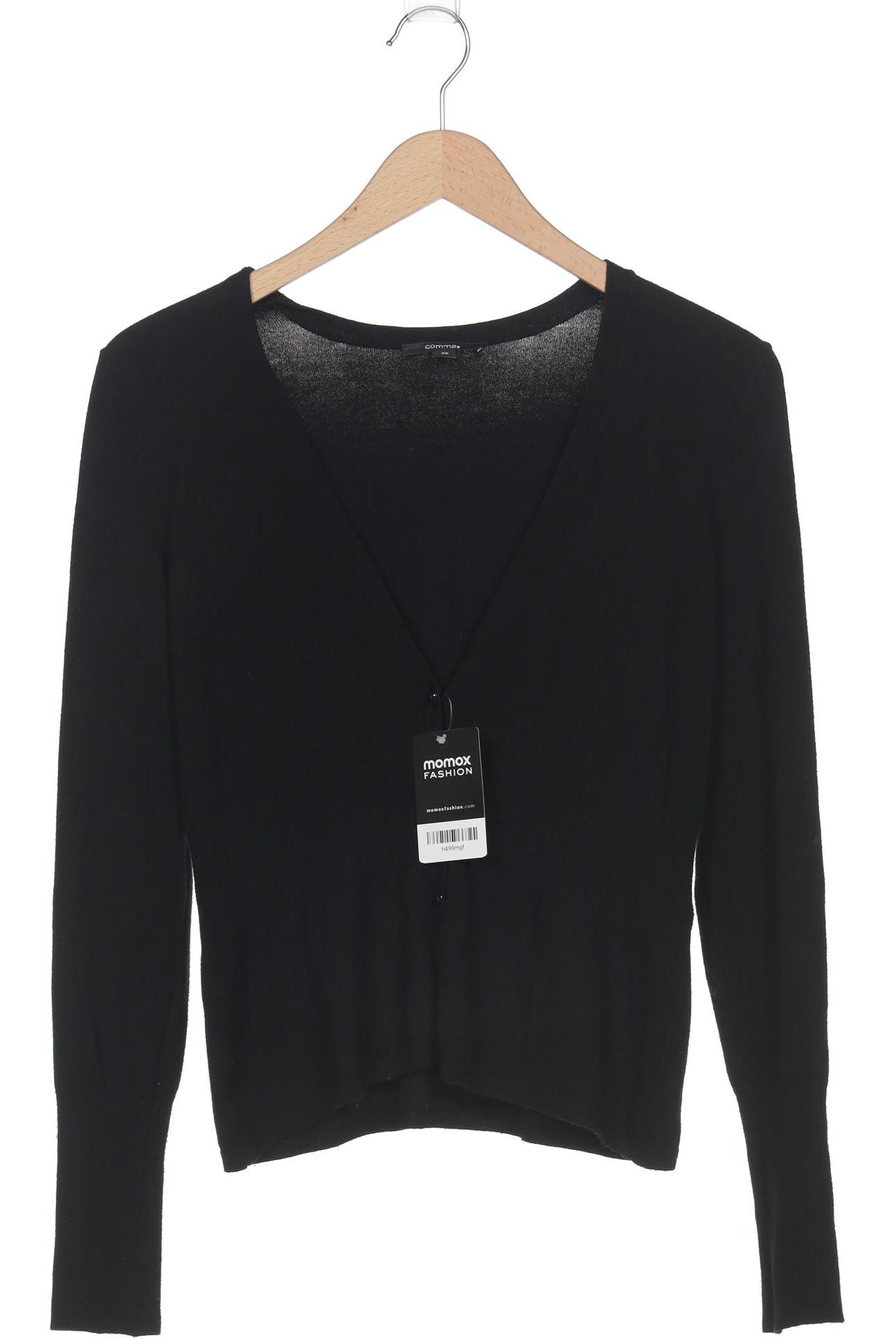 

Comma Damen Strickjacke, schwarz, Gr. 38