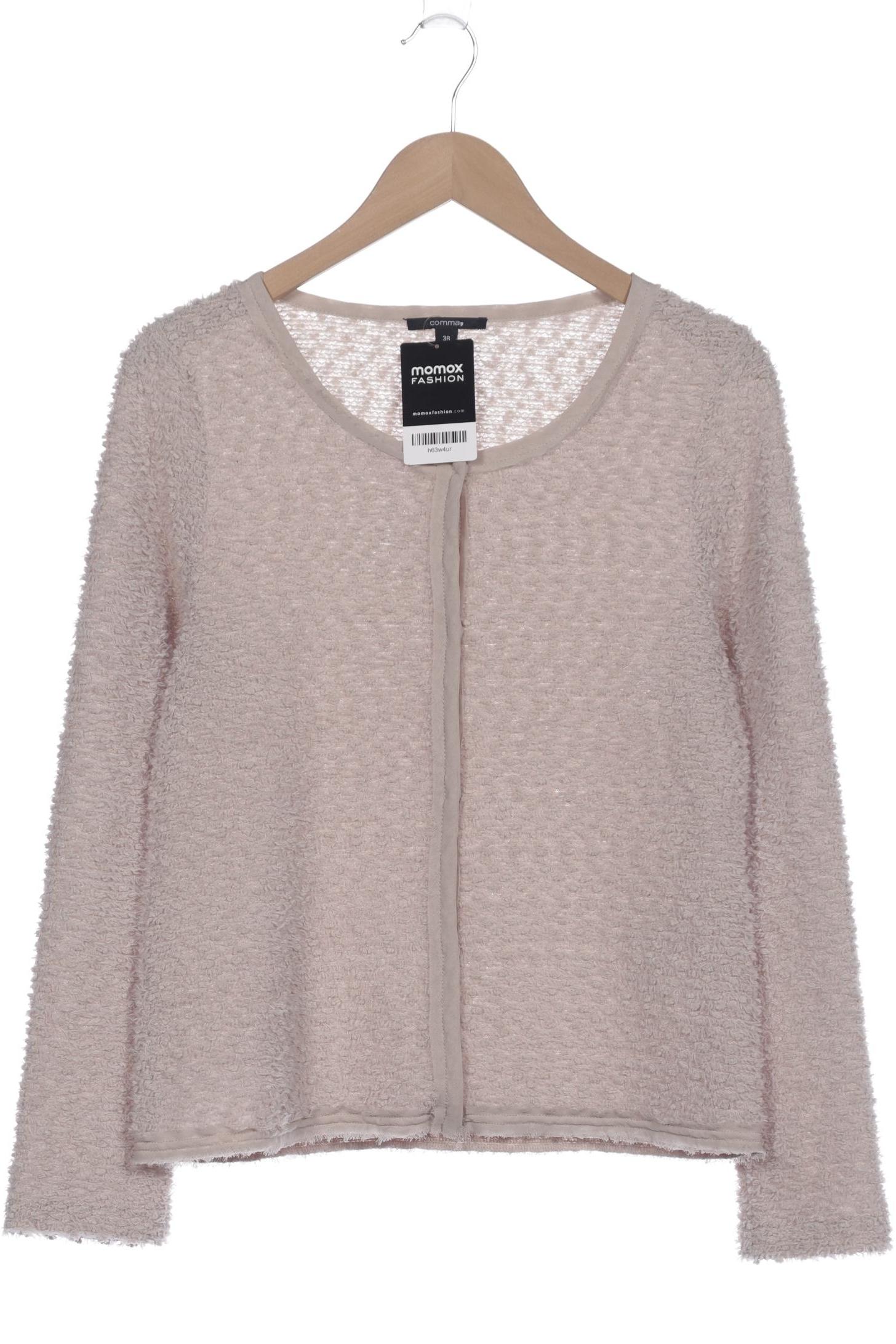 

Comma Damen Strickjacke, beige, Gr. 38