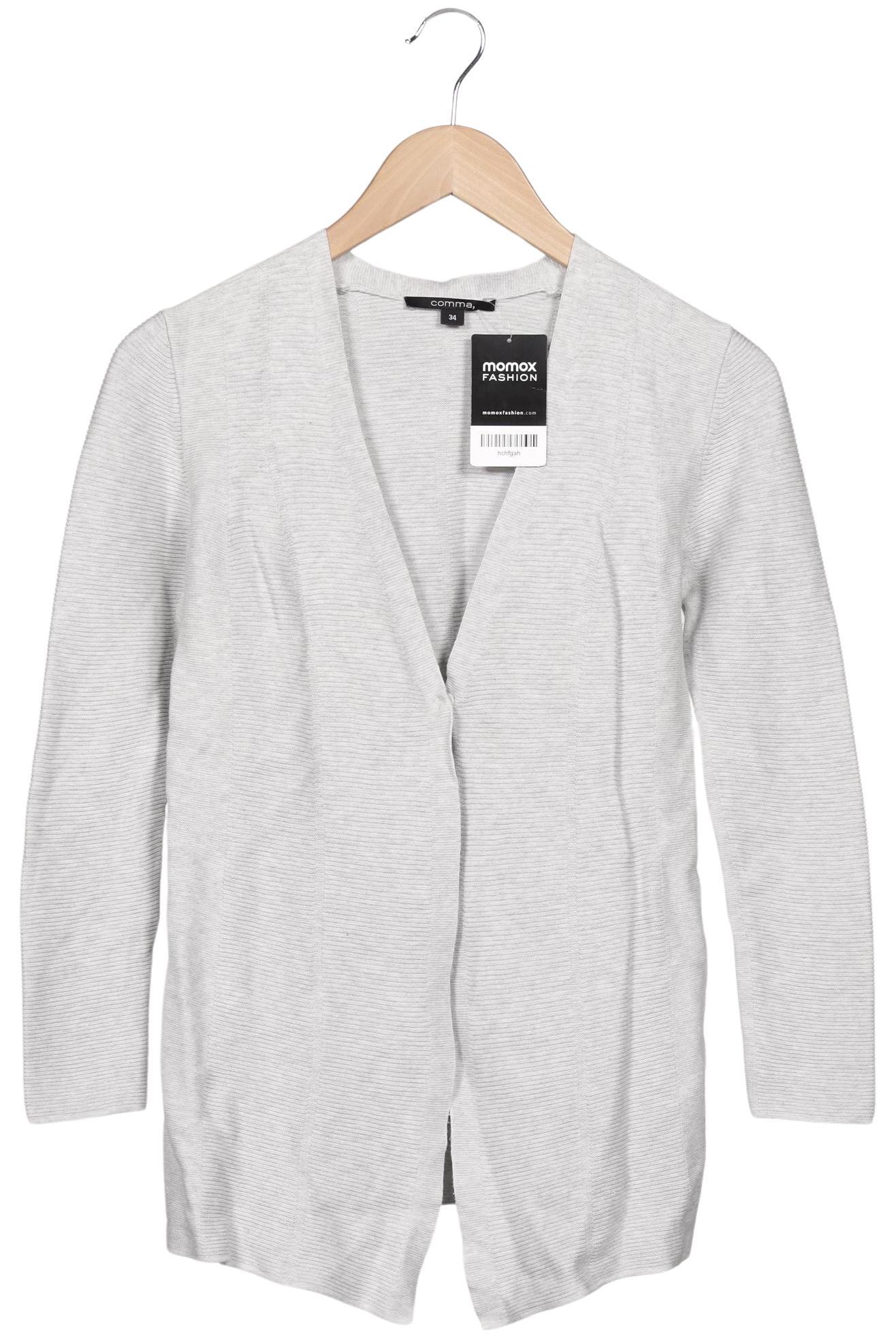 

Comma Damen Strickjacke, grau, Gr. 34