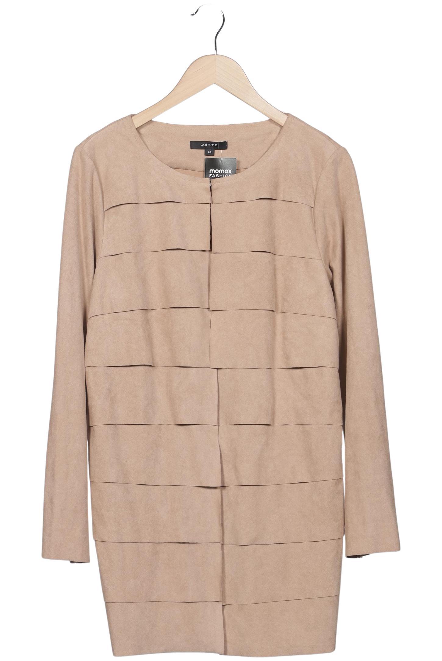 

Comma Damen Strickjacke, beige, Gr. 44