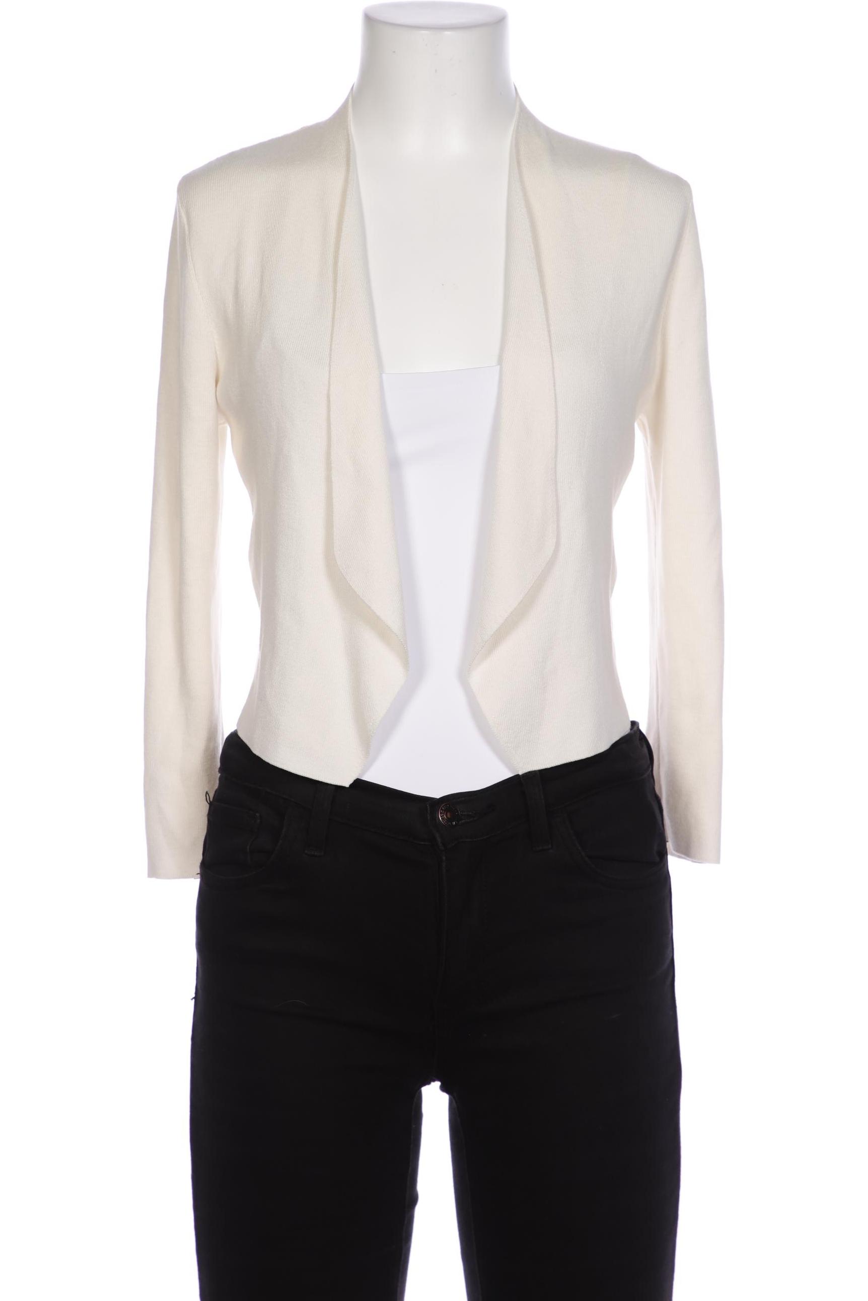 

Comma Damen Strickjacke, weiß, Gr. 36