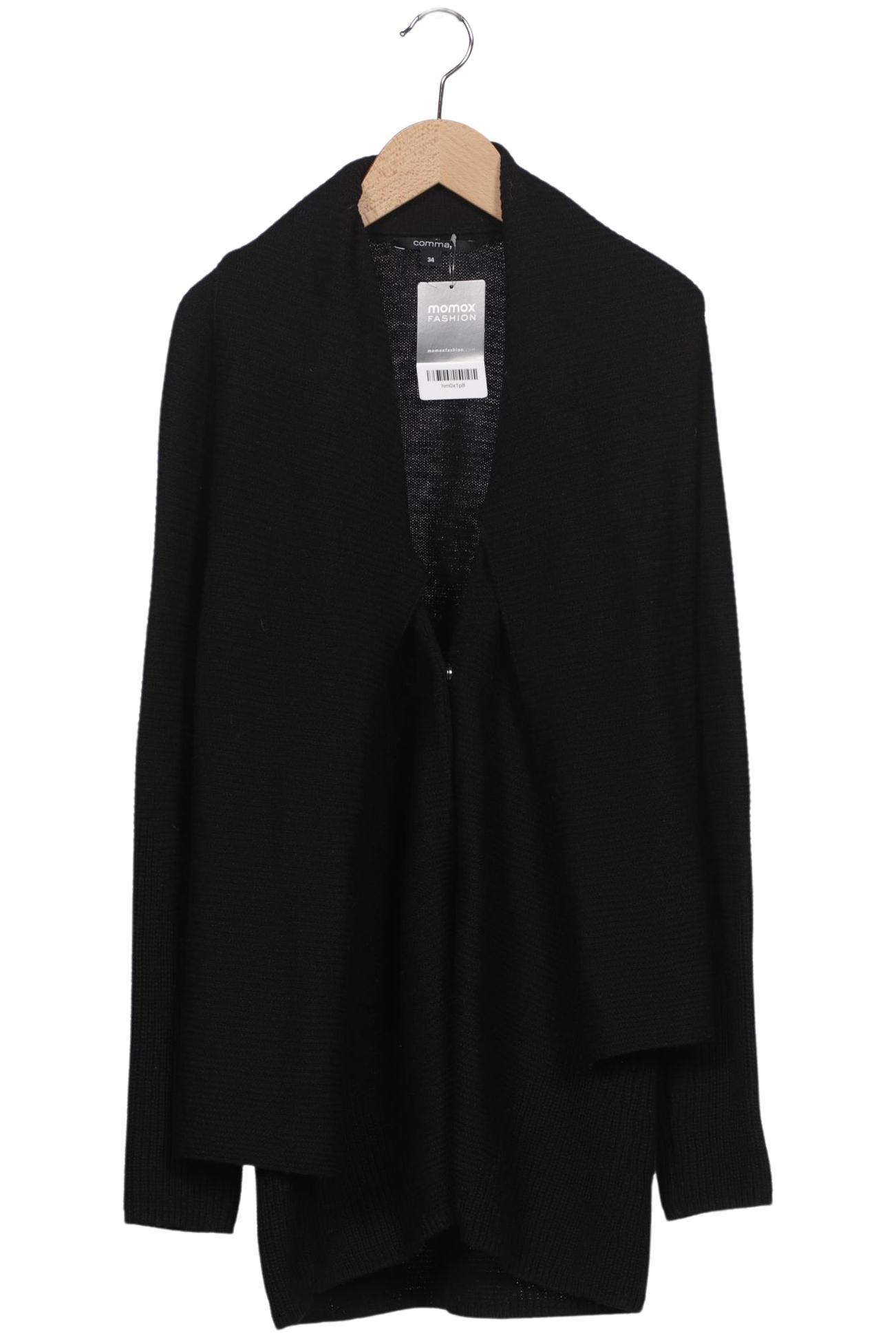 

Comma Damen Strickjacke, schwarz, Gr. 34
