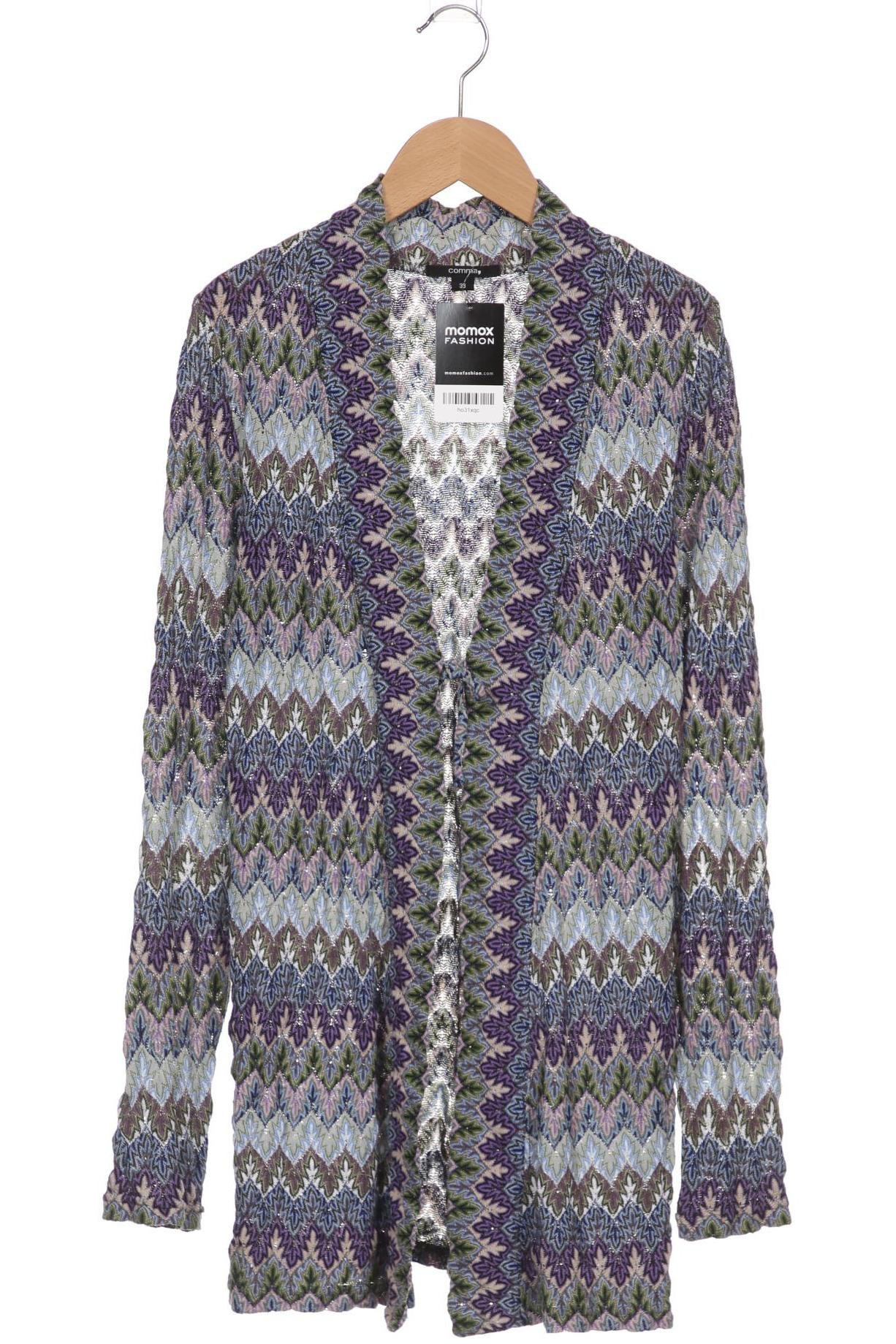 

Comma Damen Strickjacke, blau, Gr. 38