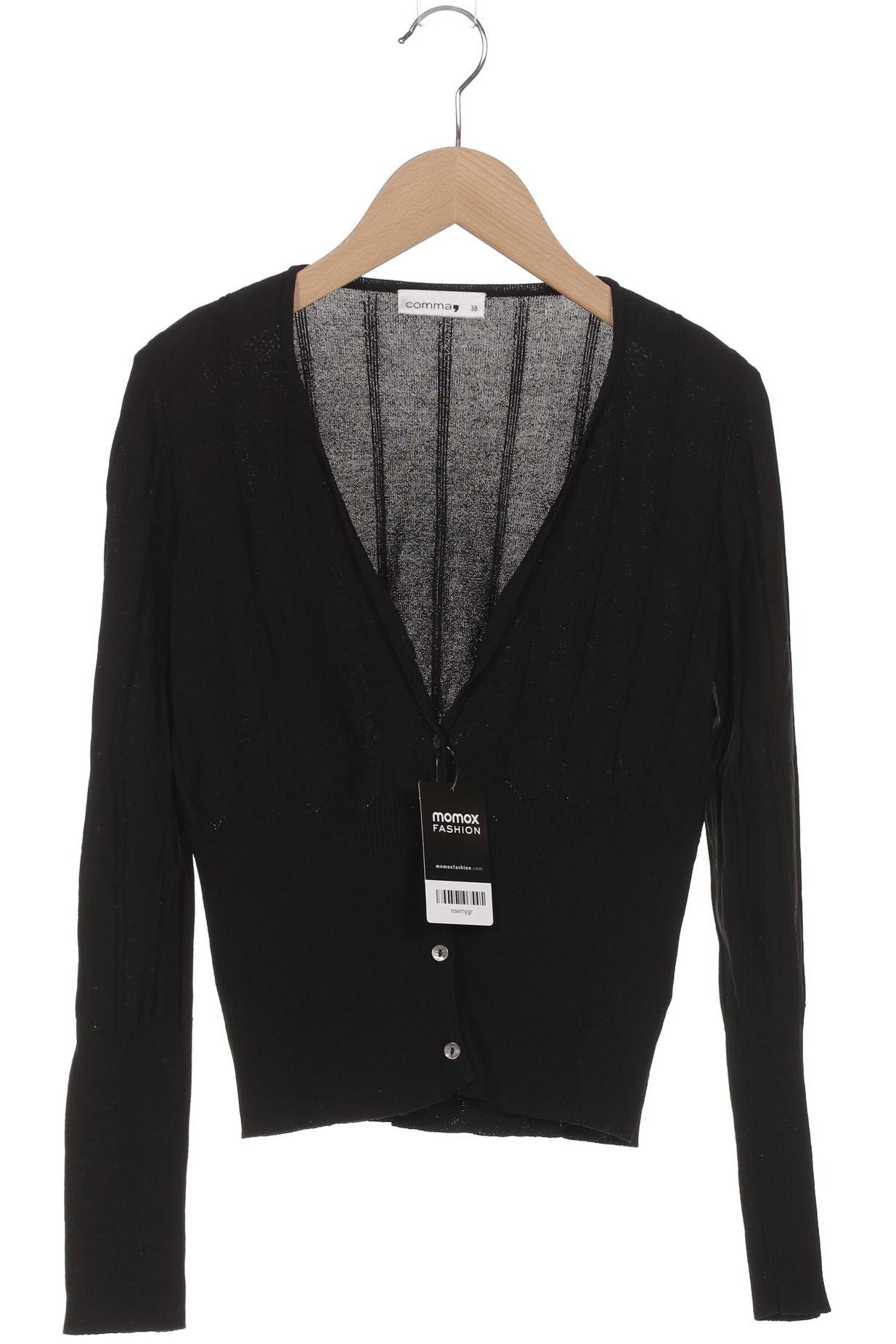 

Comma Damen Strickjacke, schwarz, Gr. 38