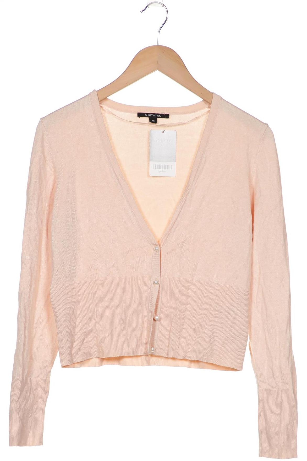 

Comma Damen Strickjacke, beige, Gr. 40