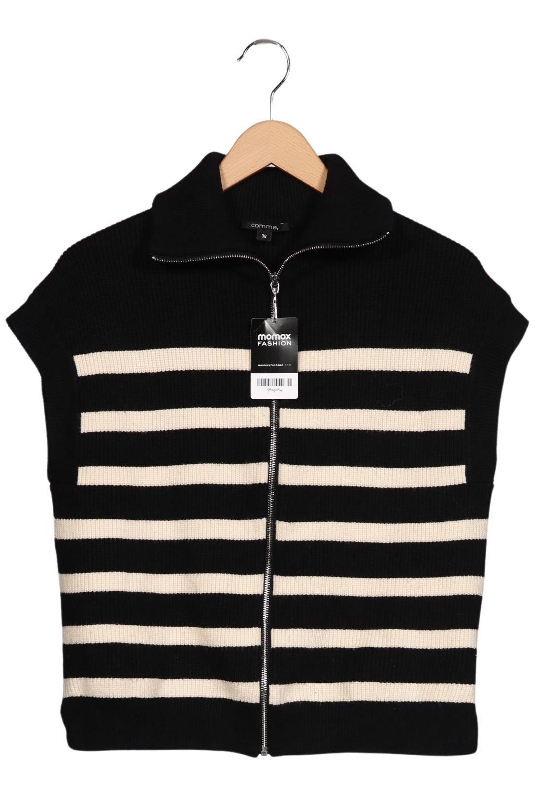 

Comma Damen Strickjacke, schwarz, Gr. 36