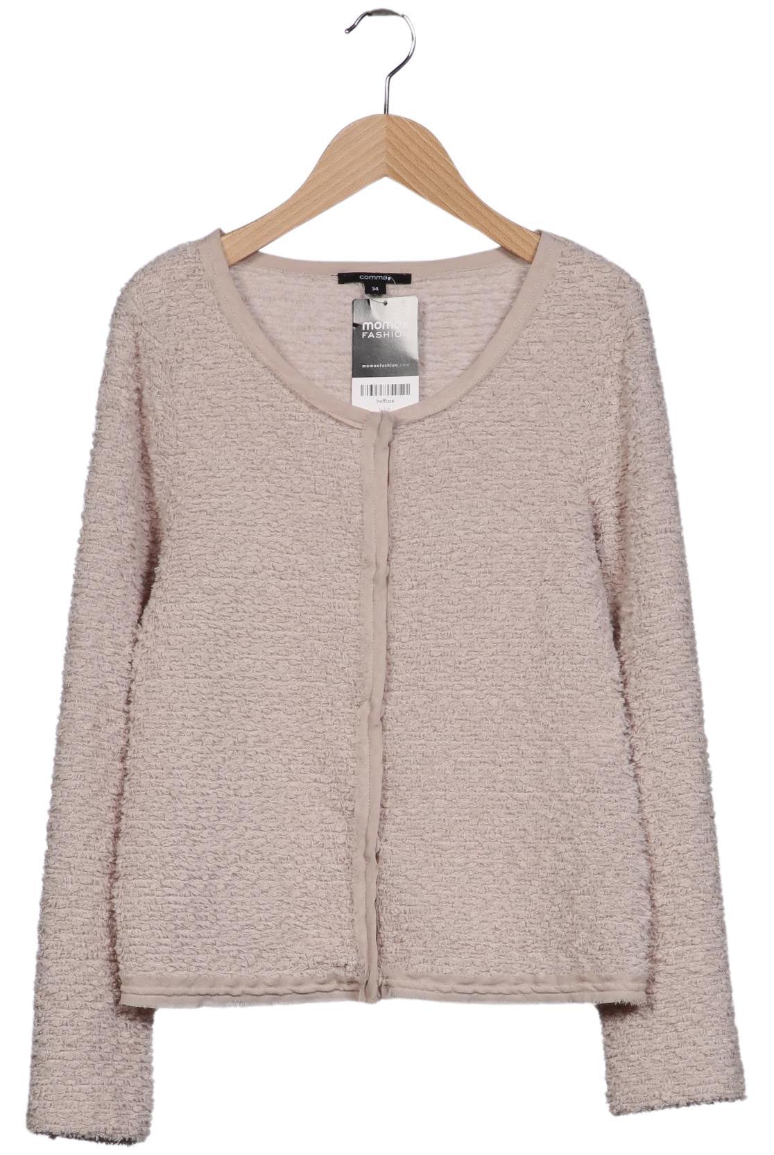 

Comma Damen Strickjacke, beige, Gr. 34