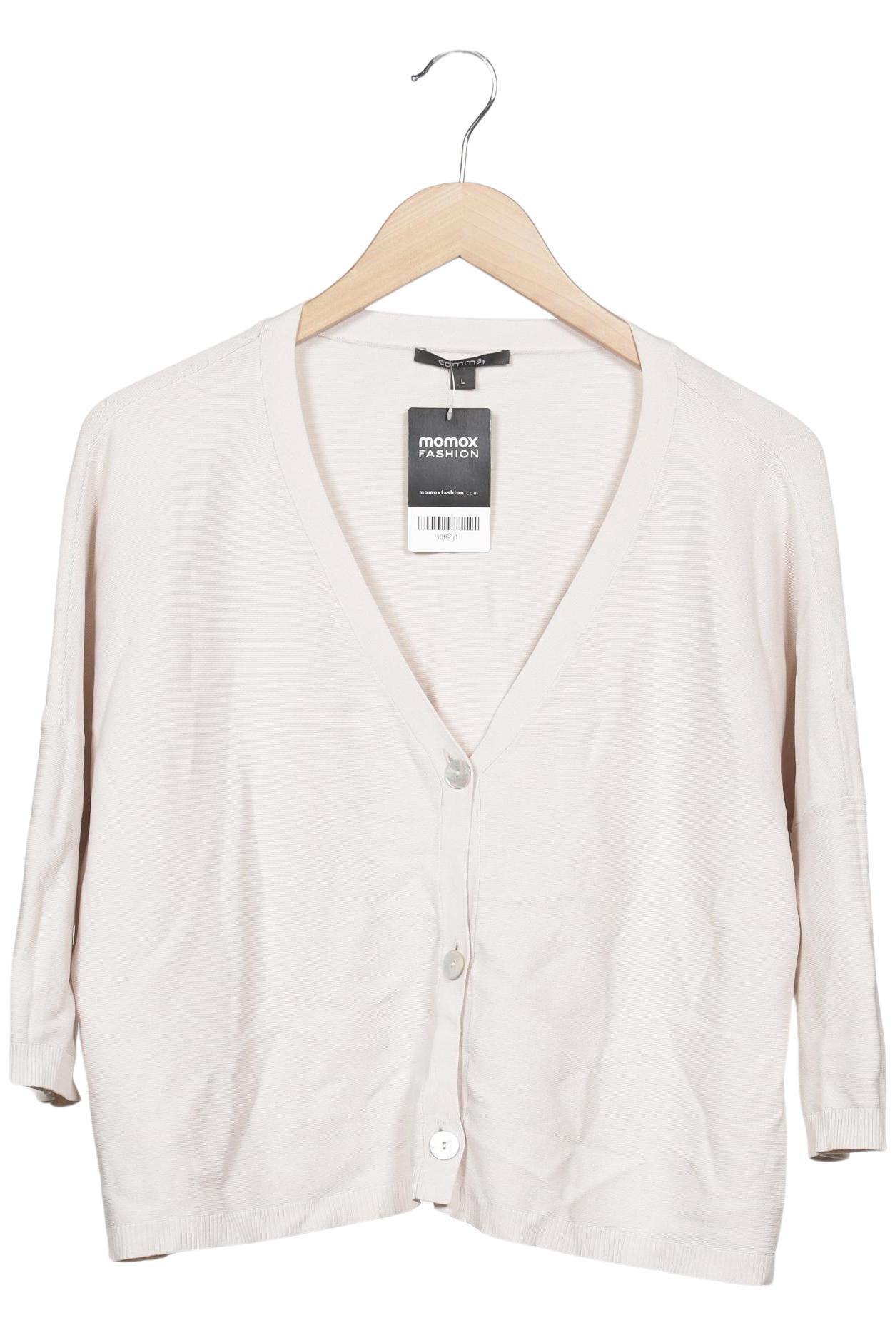 

Comma Damen Strickjacke, beige, Gr. 42