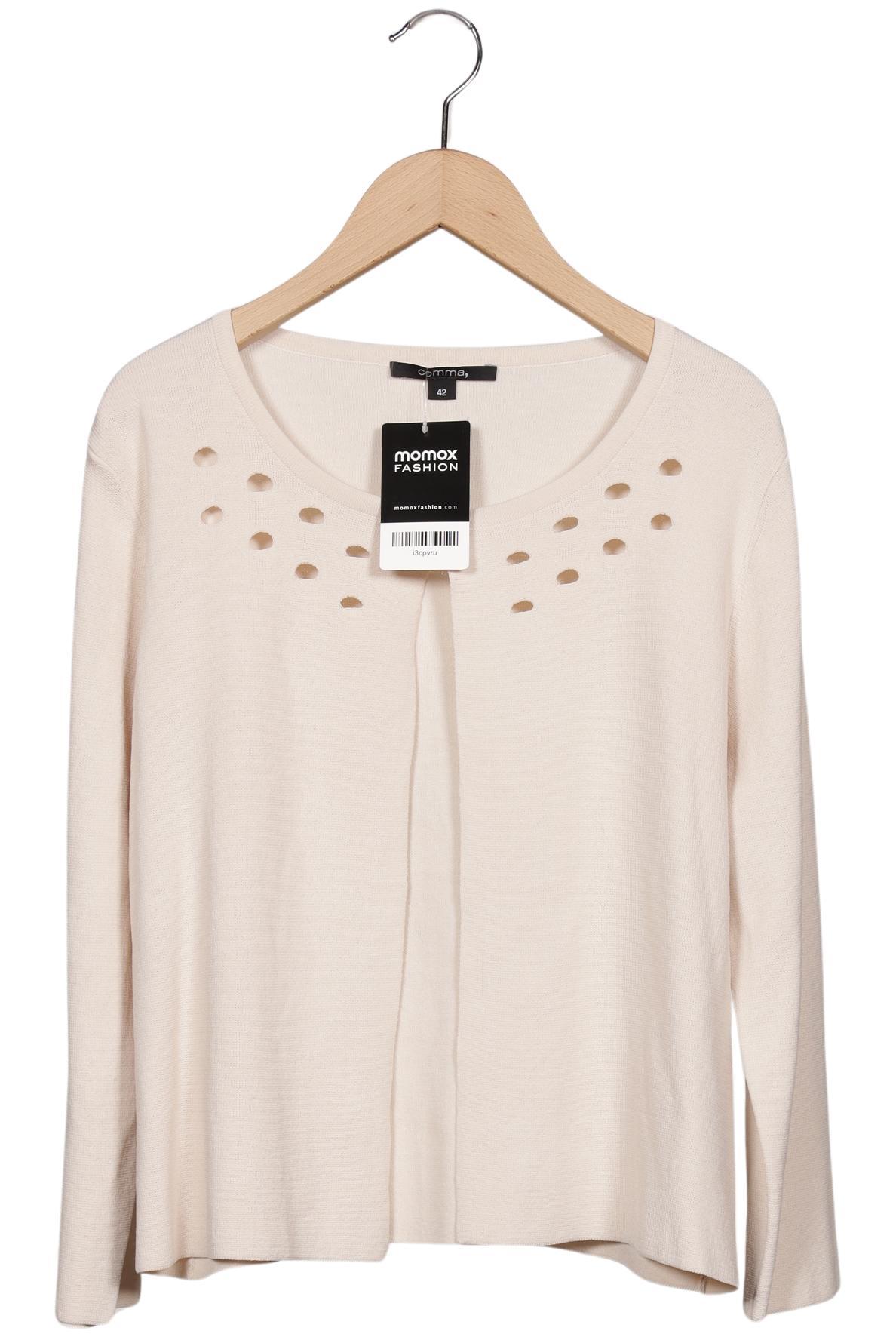 

Comma Damen Strickjacke, beige, Gr. 42