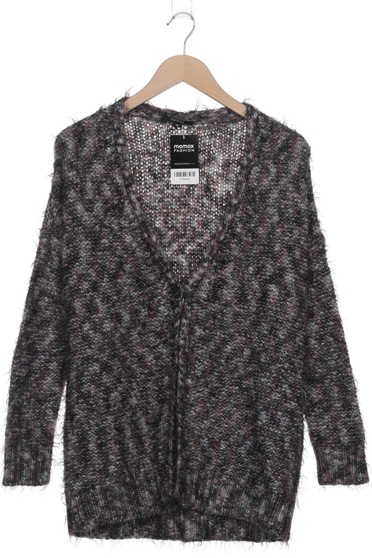 

Comma Damen Strickjacke, grau, Gr. 36