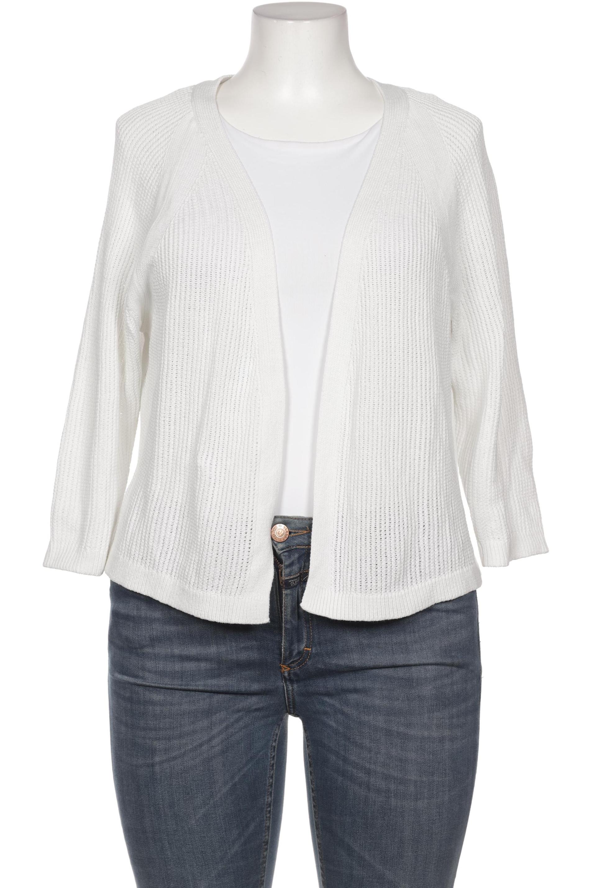 

Comma Damen Strickjacke, weiß, Gr. 42