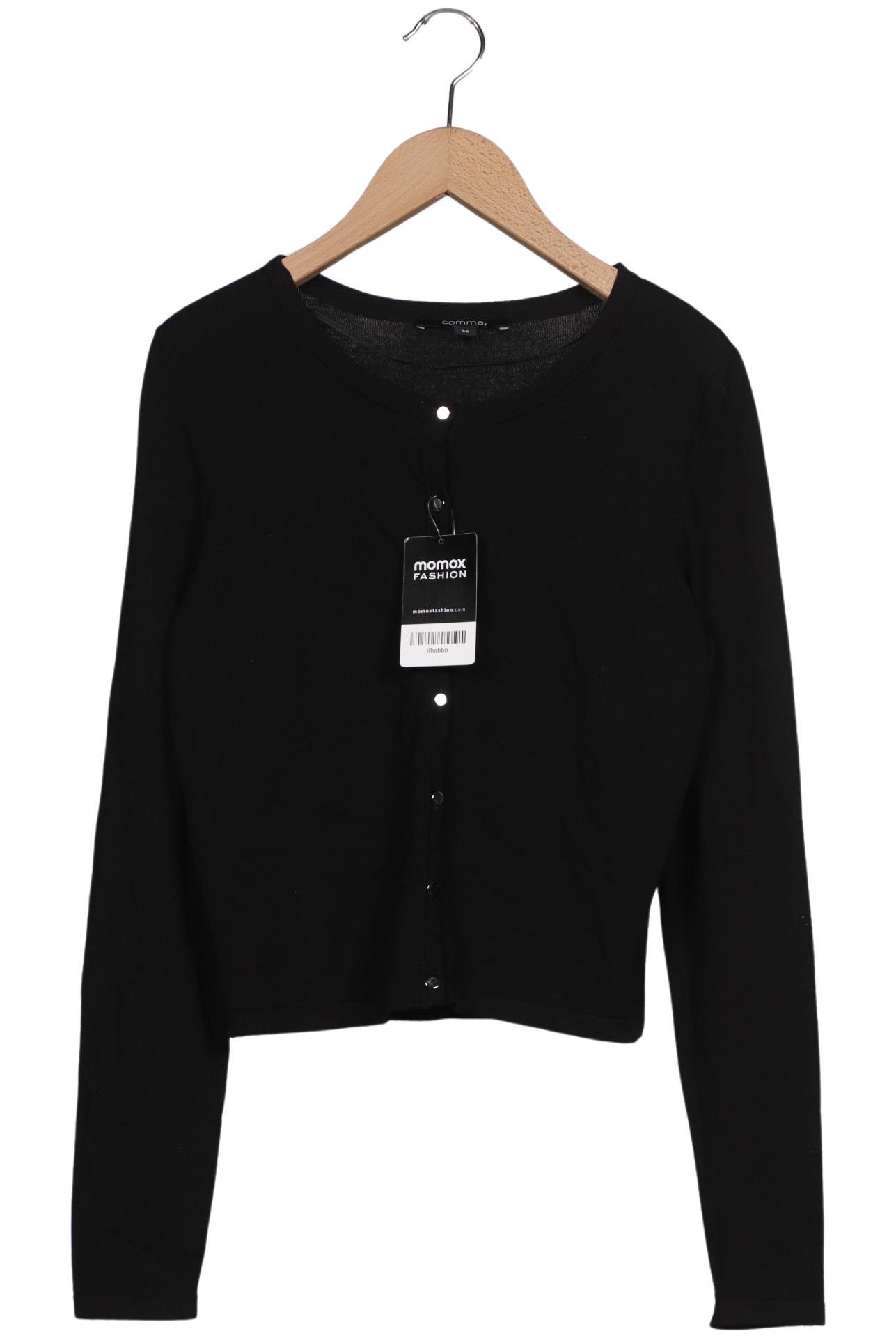 

Comma Damen Strickjacke, schwarz, Gr. 38