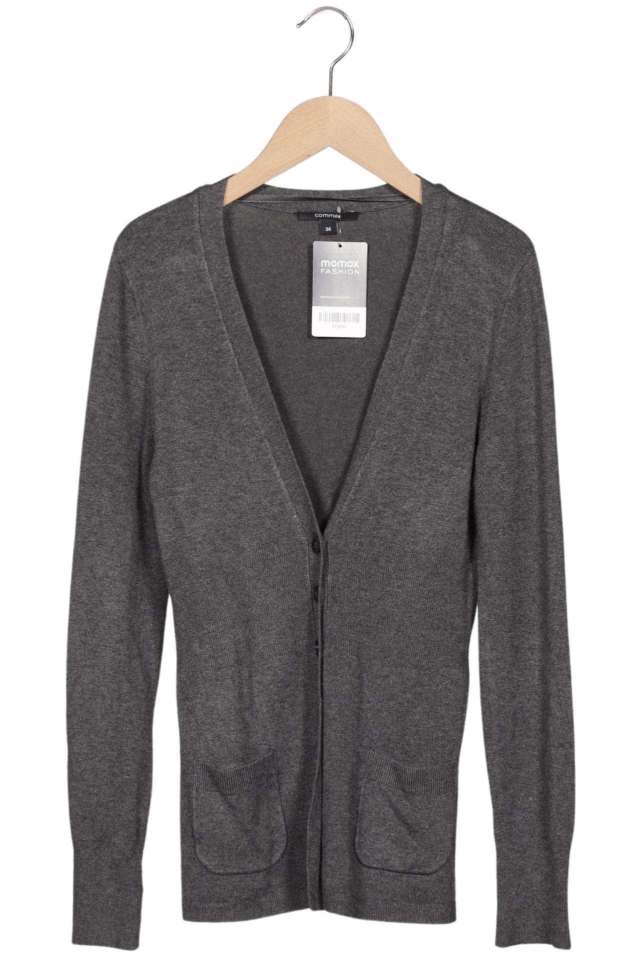 

Comma Damen Strickjacke, grau, Gr. 34