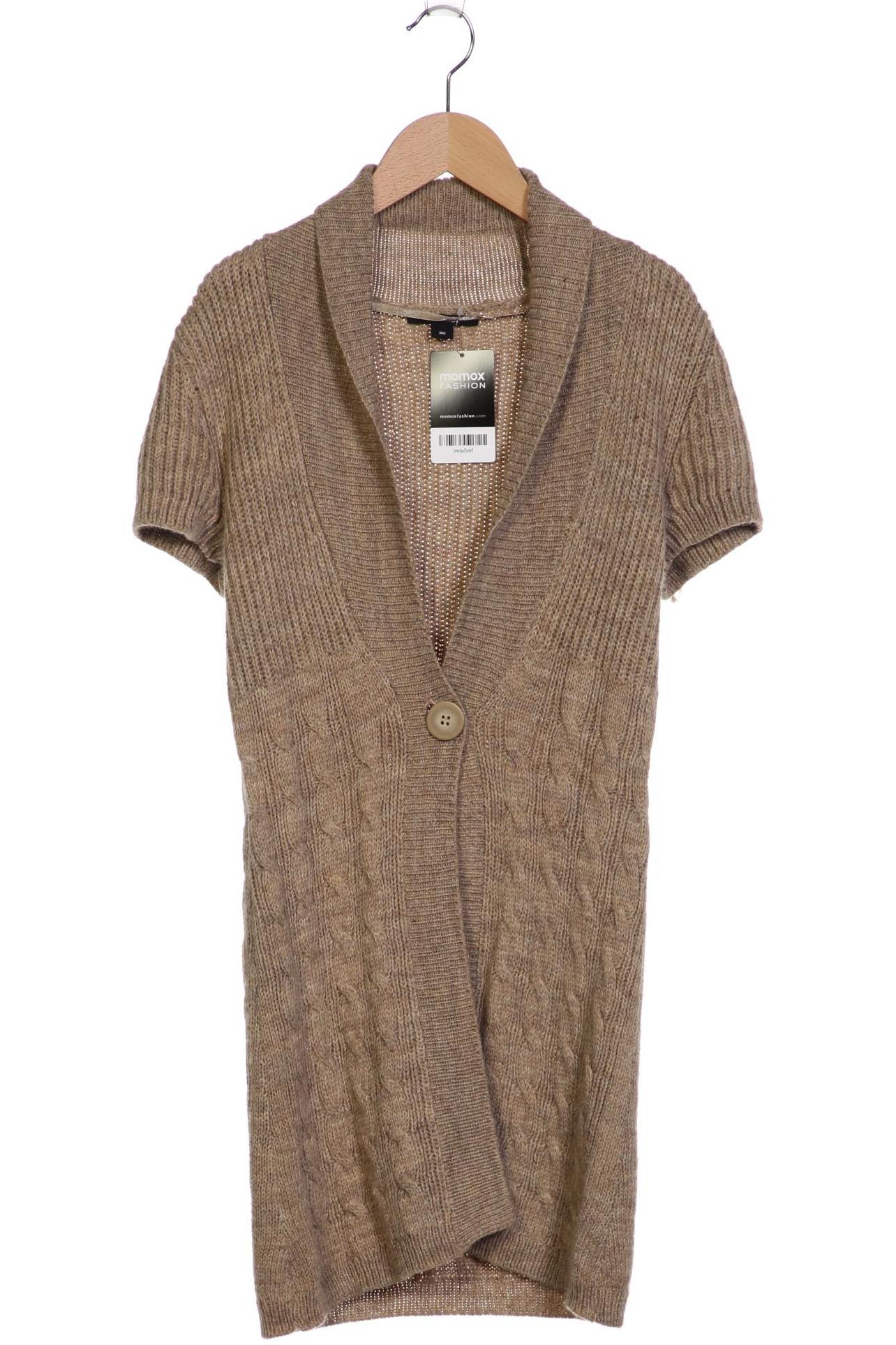 

Comma Damen Strickjacke, beige, Gr. 36