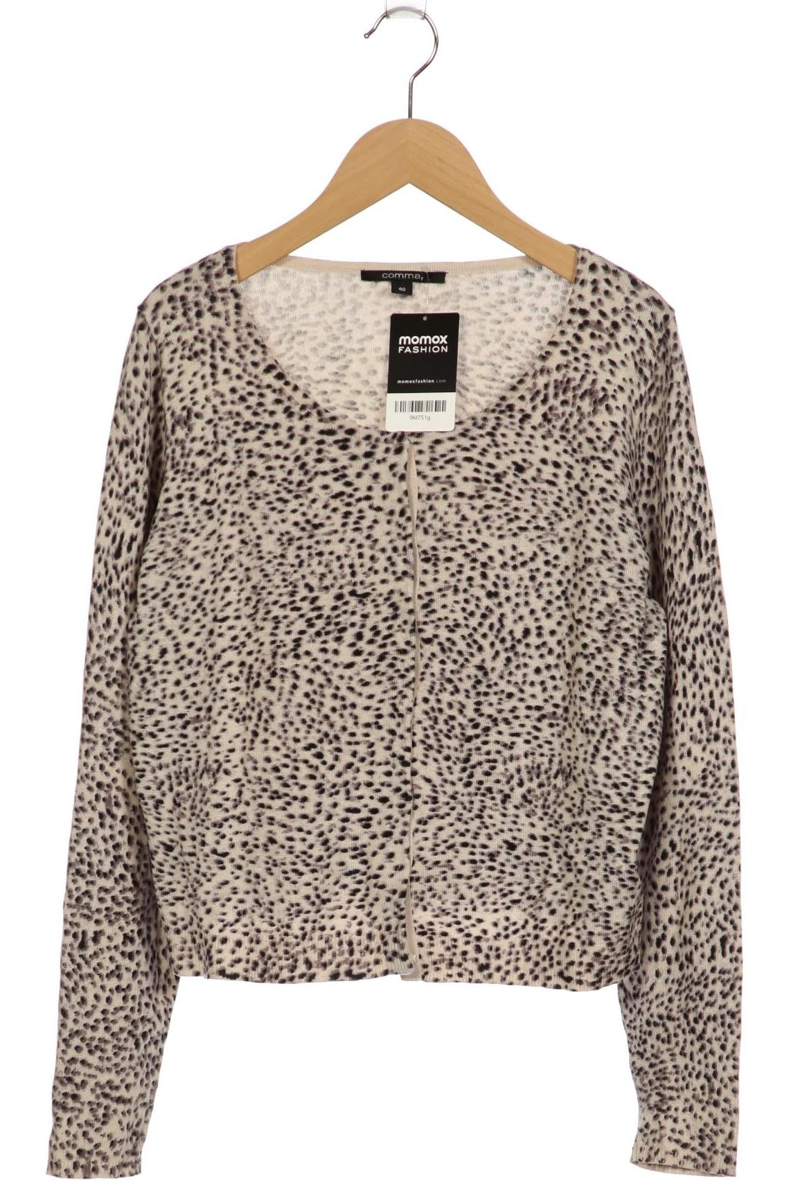 

Comma Damen Strickjacke, beige, Gr. 40