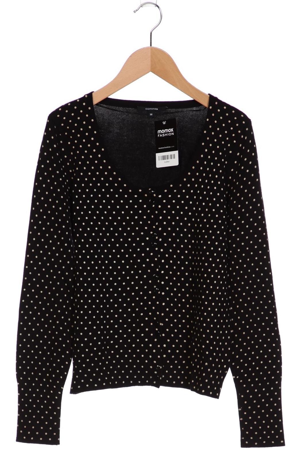

Comma Damen Strickjacke, schwarz, Gr. 36
