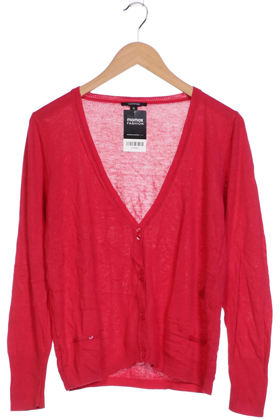 

Comma Damen Strickjacke, pink, Gr. 42