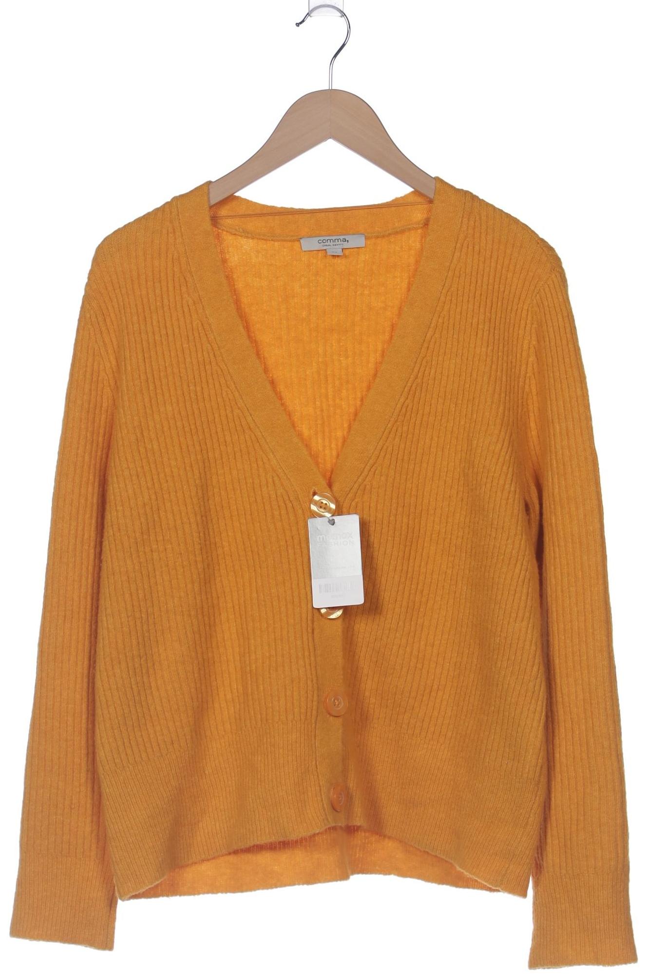 

Comma Damen Strickjacke, orange, Gr. 44