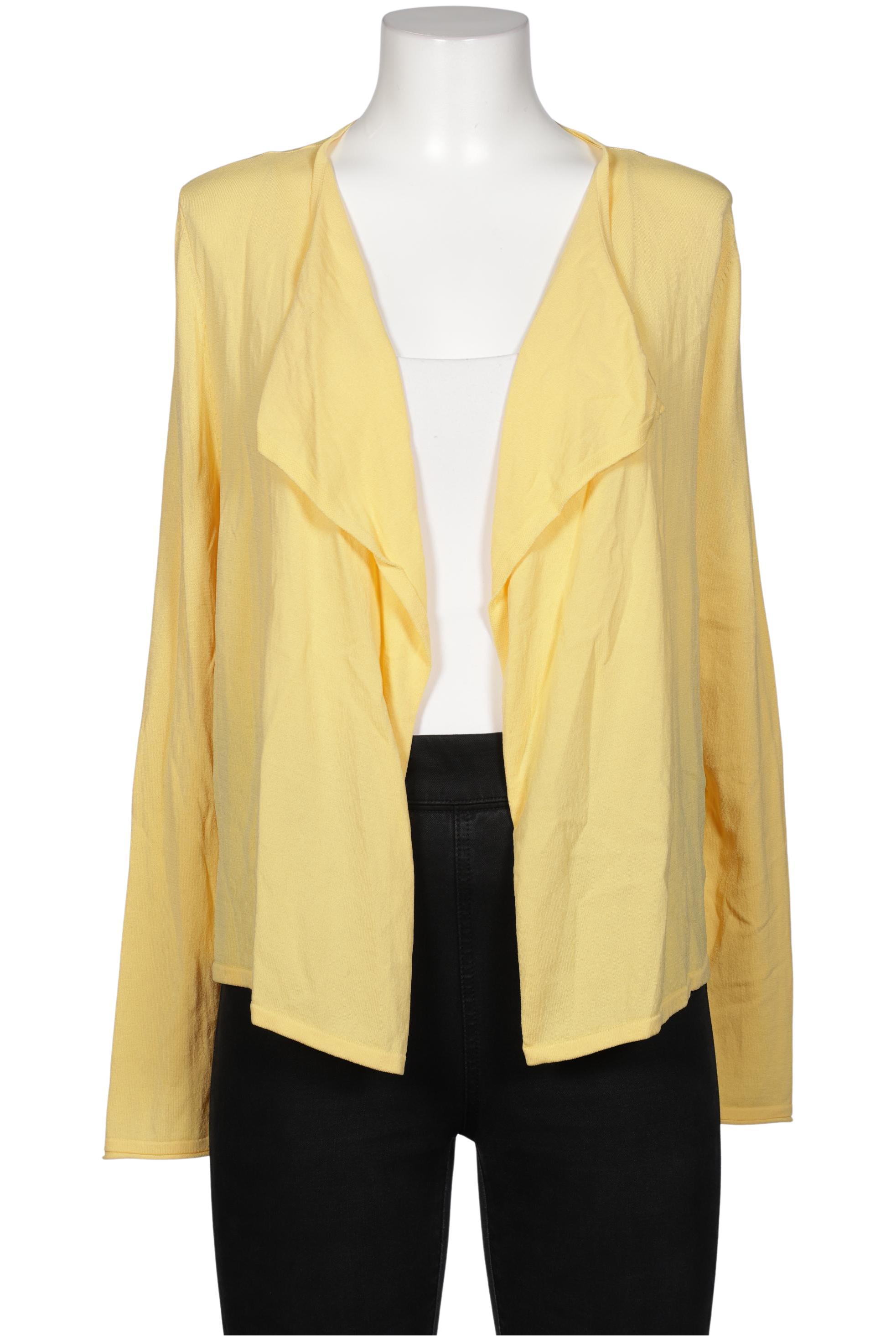 

Comma Damen Strickjacke, gelb, Gr. 40