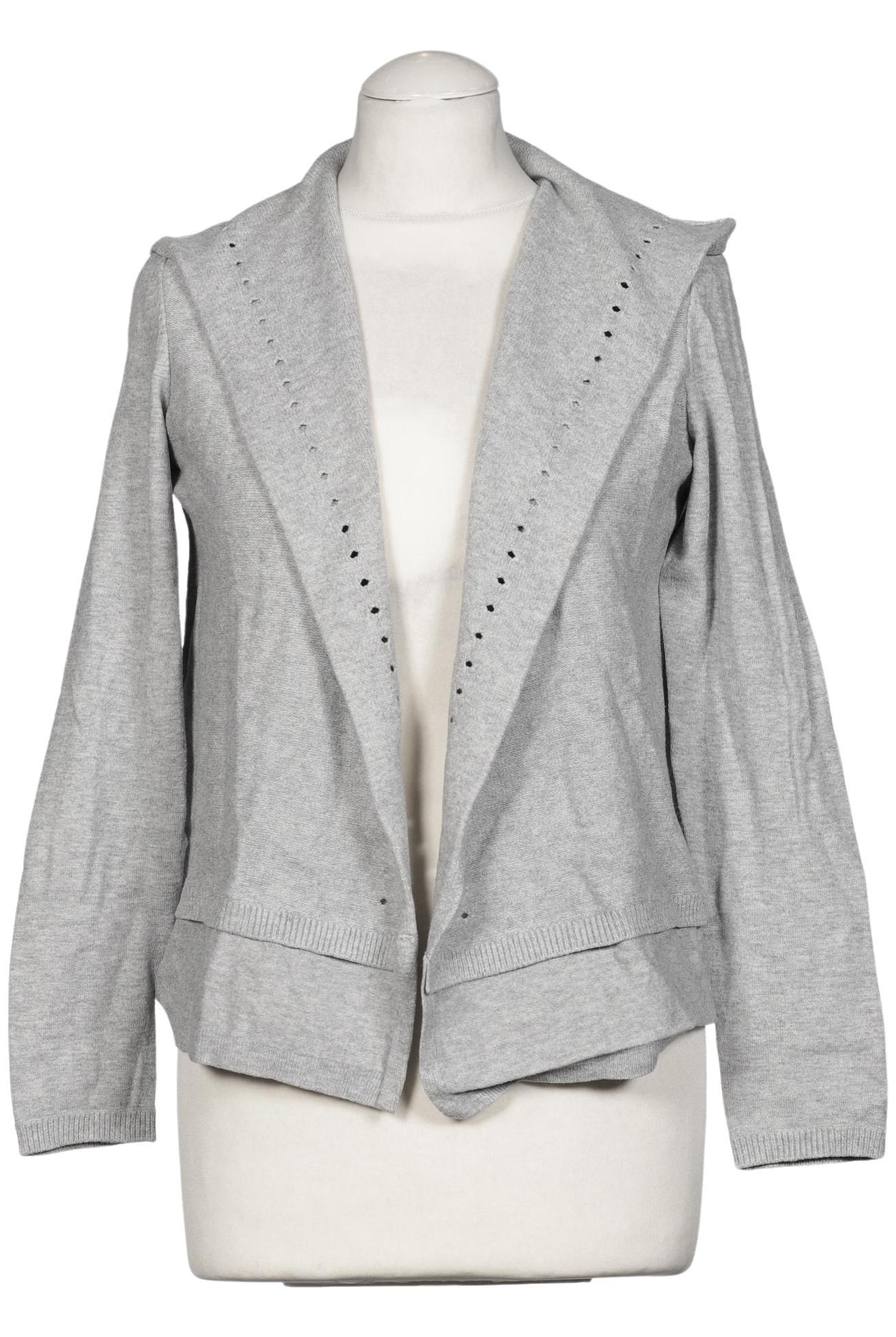 

Comma Damen Strickjacke, grau, Gr. 36