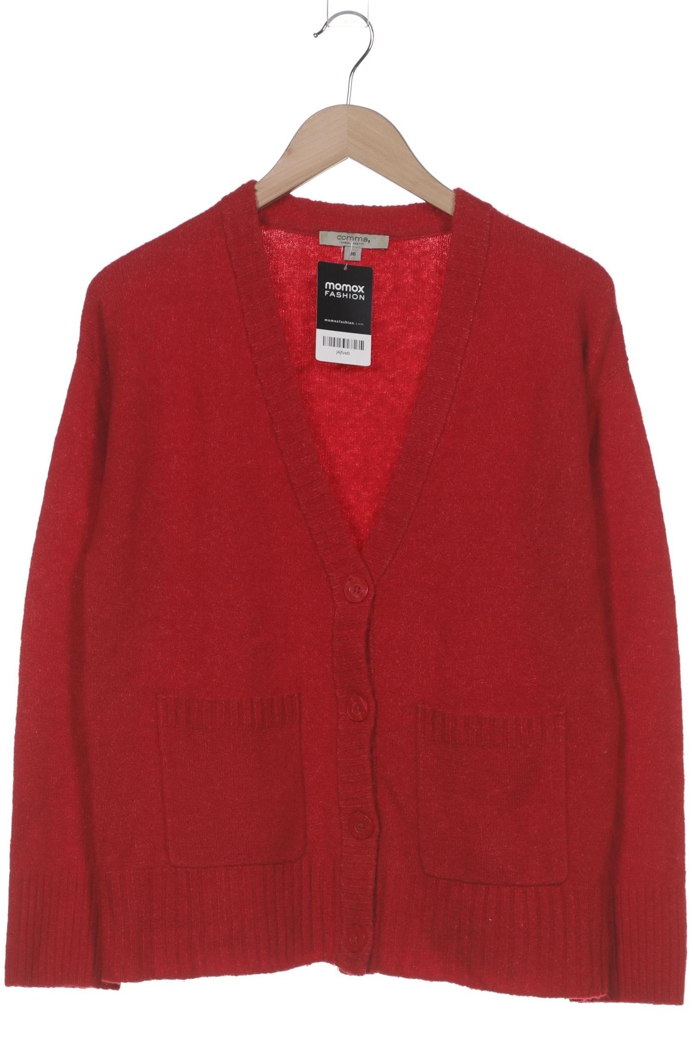 

Comma Damen Strickjacke, rot, Gr. 36