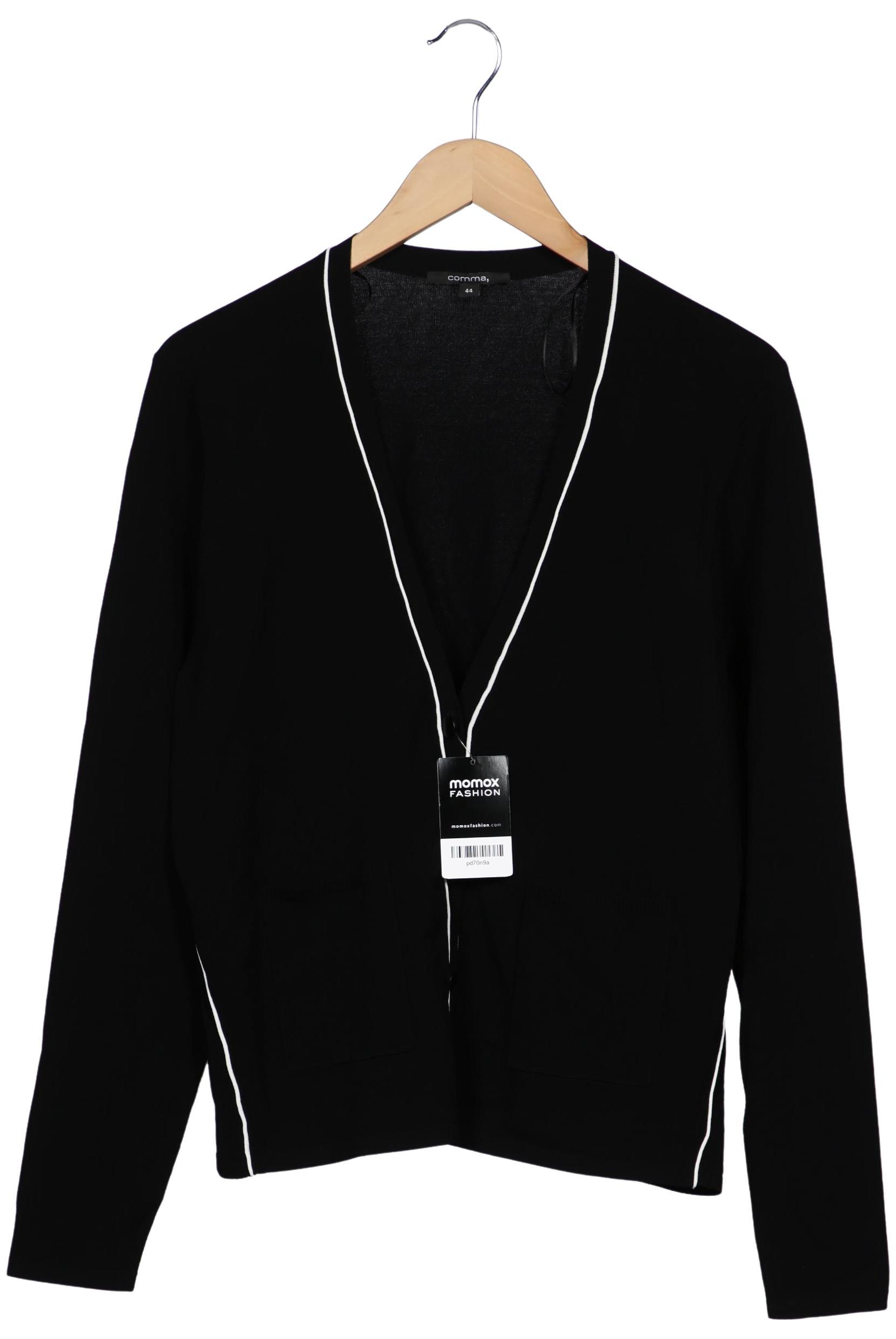 

Comma Damen Strickjacke, schwarz, Gr. 44