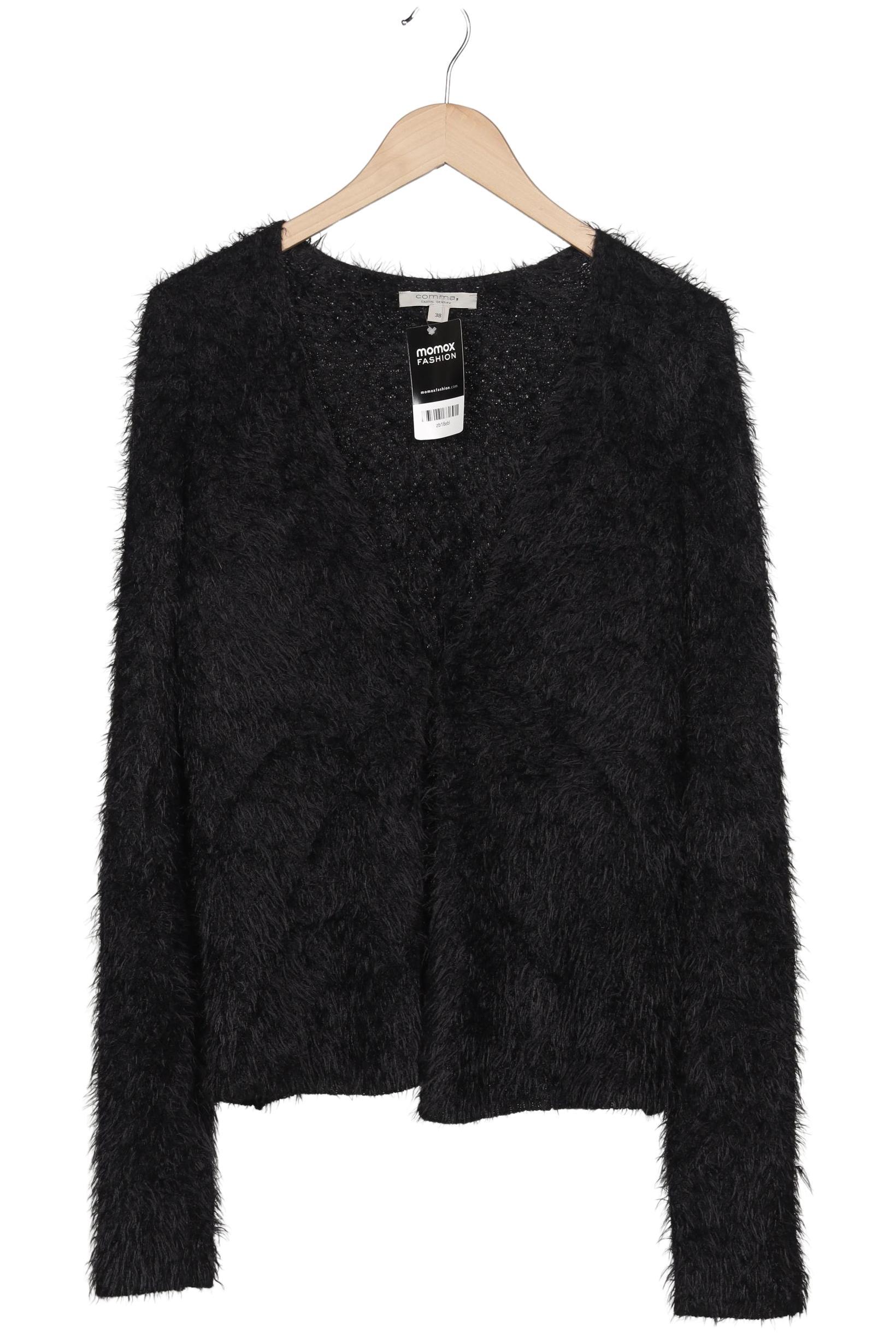 

Comma Damen Strickjacke, schwarz, Gr. 38