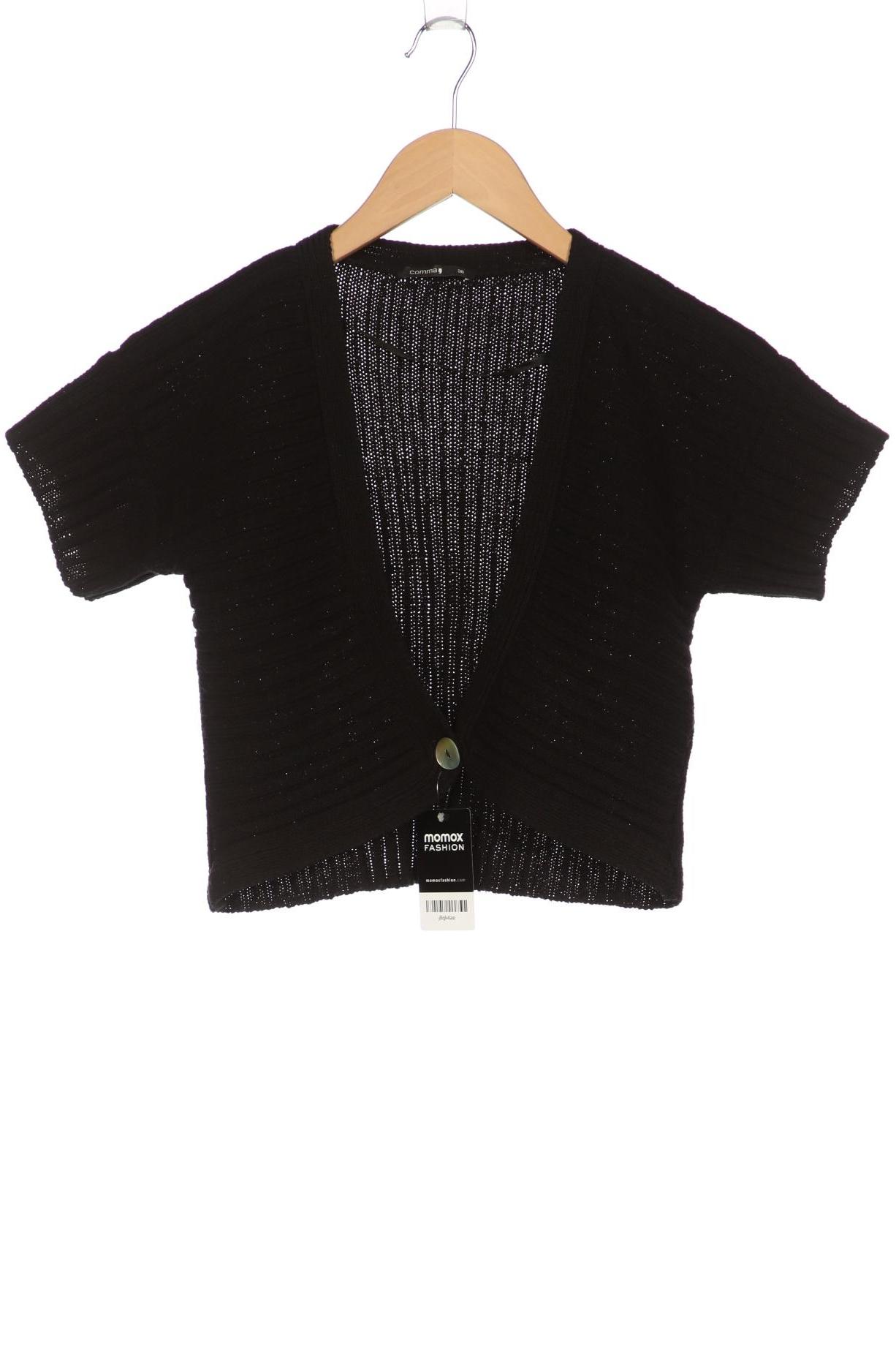 

Comma Damen Strickjacke, schwarz, Gr. 38