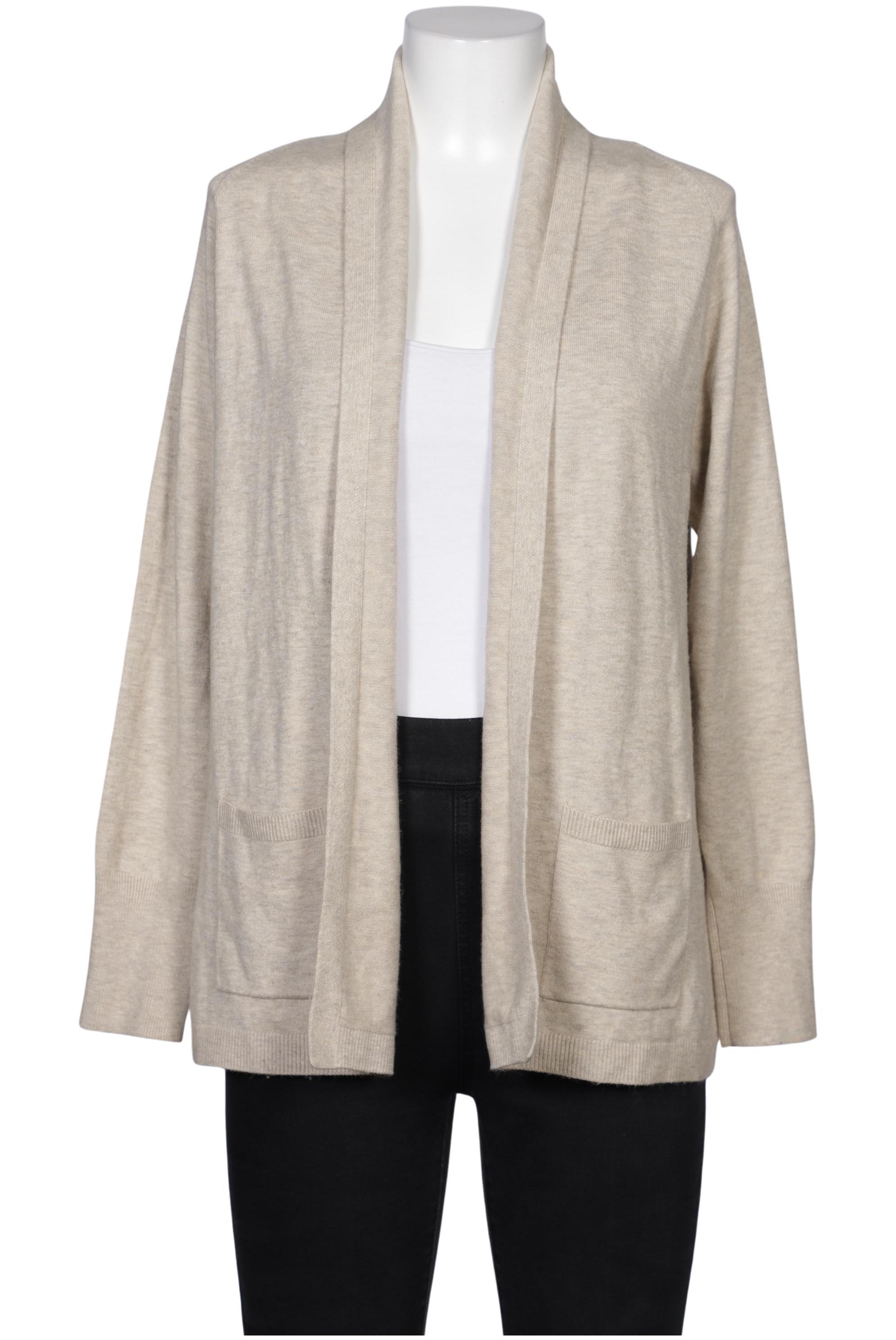 

Comma Damen Strickjacke, beige, Gr. 42