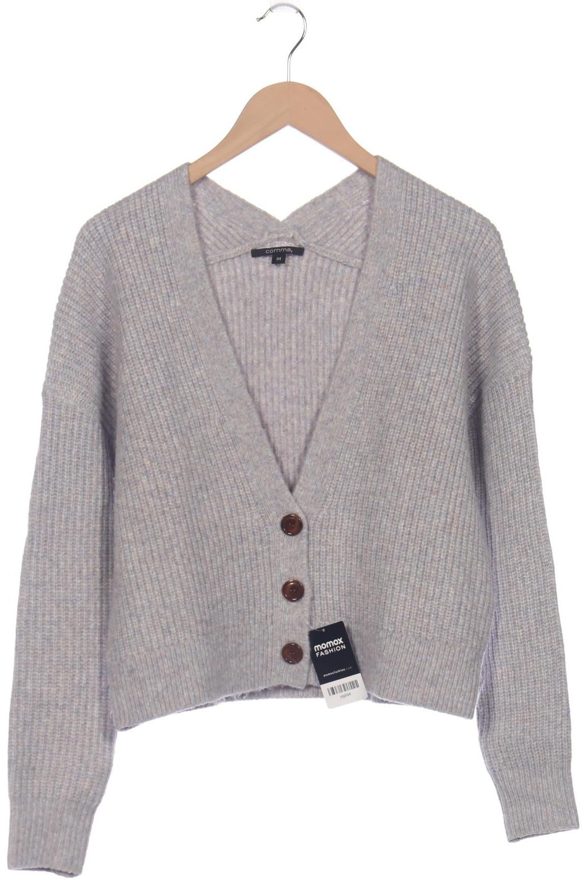 

Comma Damen Strickjacke, hellblau, Gr. 34