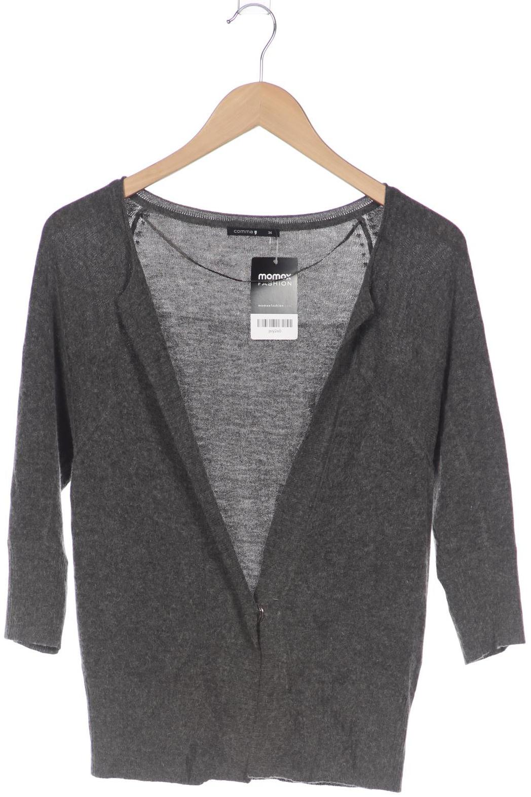 

Comma Damen Strickjacke, grau, Gr. 34