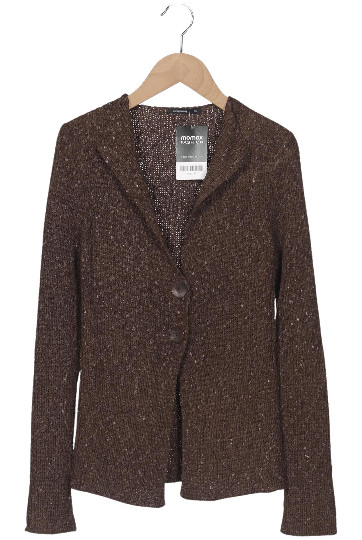 

Comma Damen Strickjacke, braun, Gr. 36