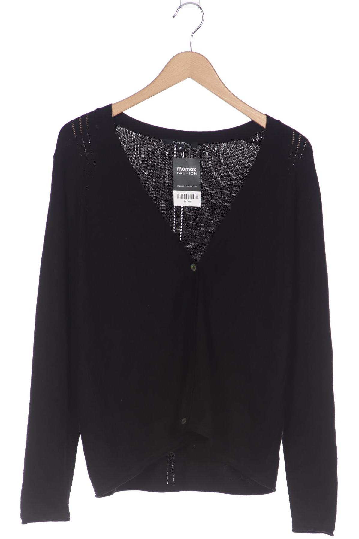 

Comma Damen Strickjacke, schwarz, Gr. 38