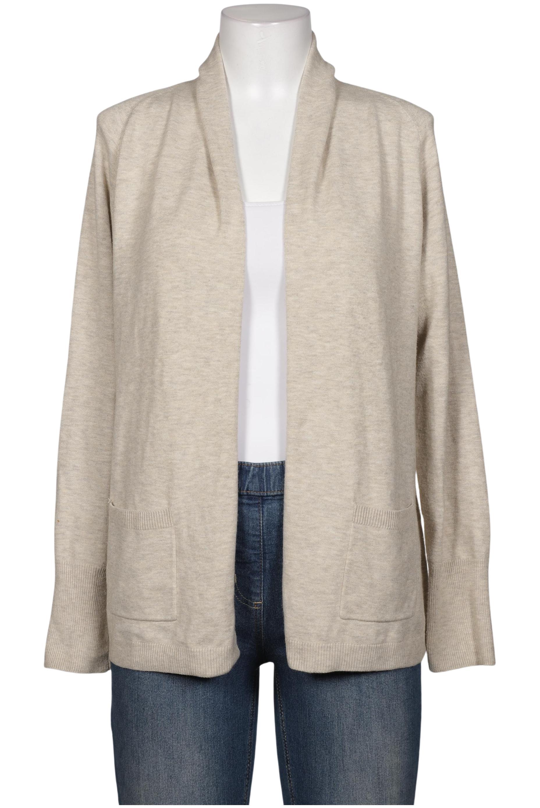 

Comma Damen Strickjacke, beige, Gr. 36