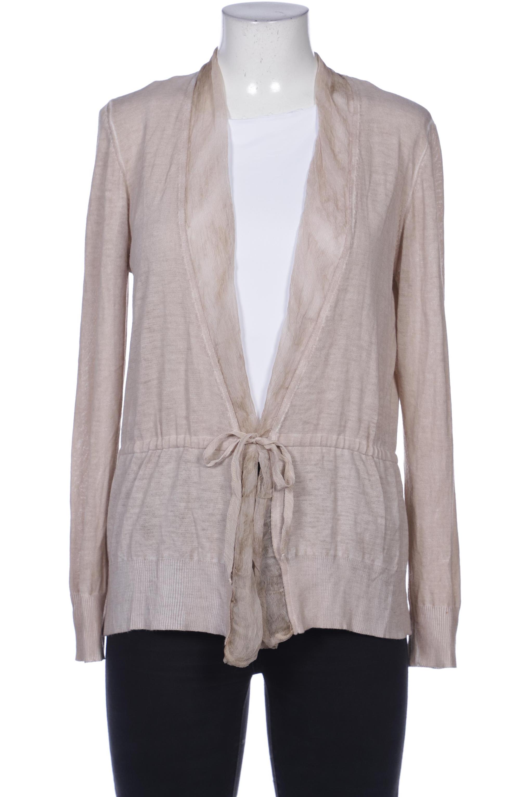

Comma Damen Strickjacke, beige, Gr. 42