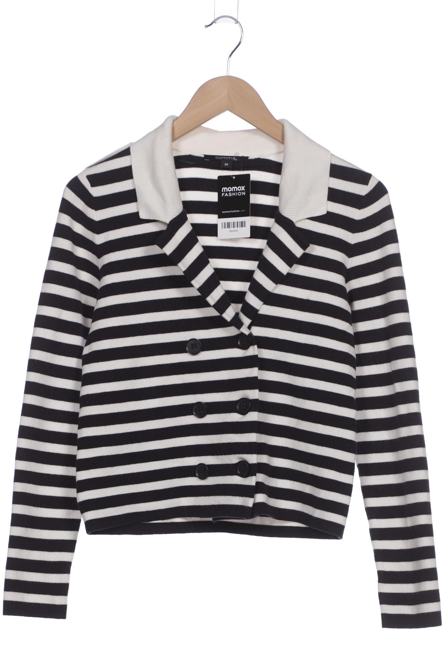 

Comma Damen Strickjacke, weiß, Gr. 38