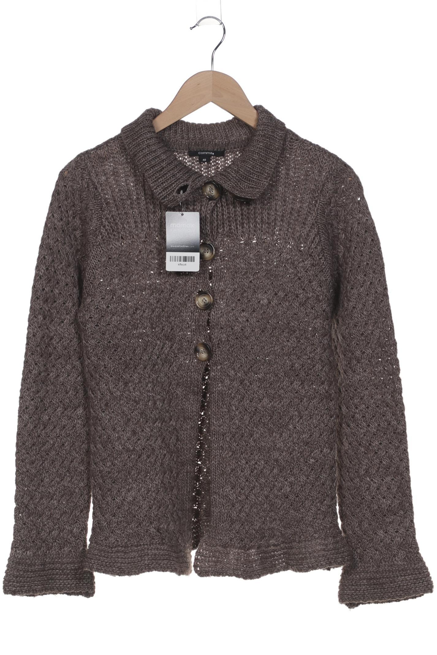 

Comma Damen Strickjacke, grau, Gr. 40