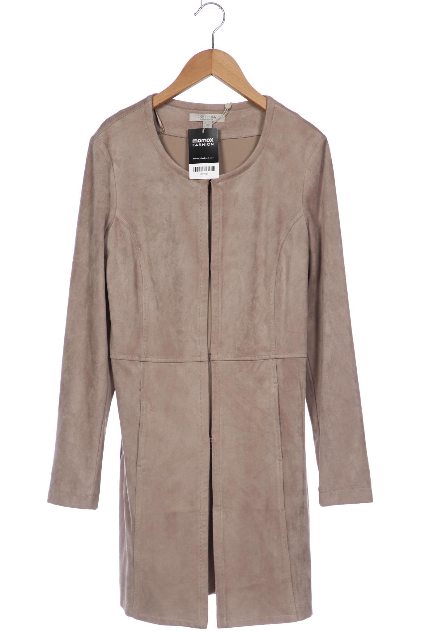 

Comma Damen Strickjacke, beige, Gr. 36