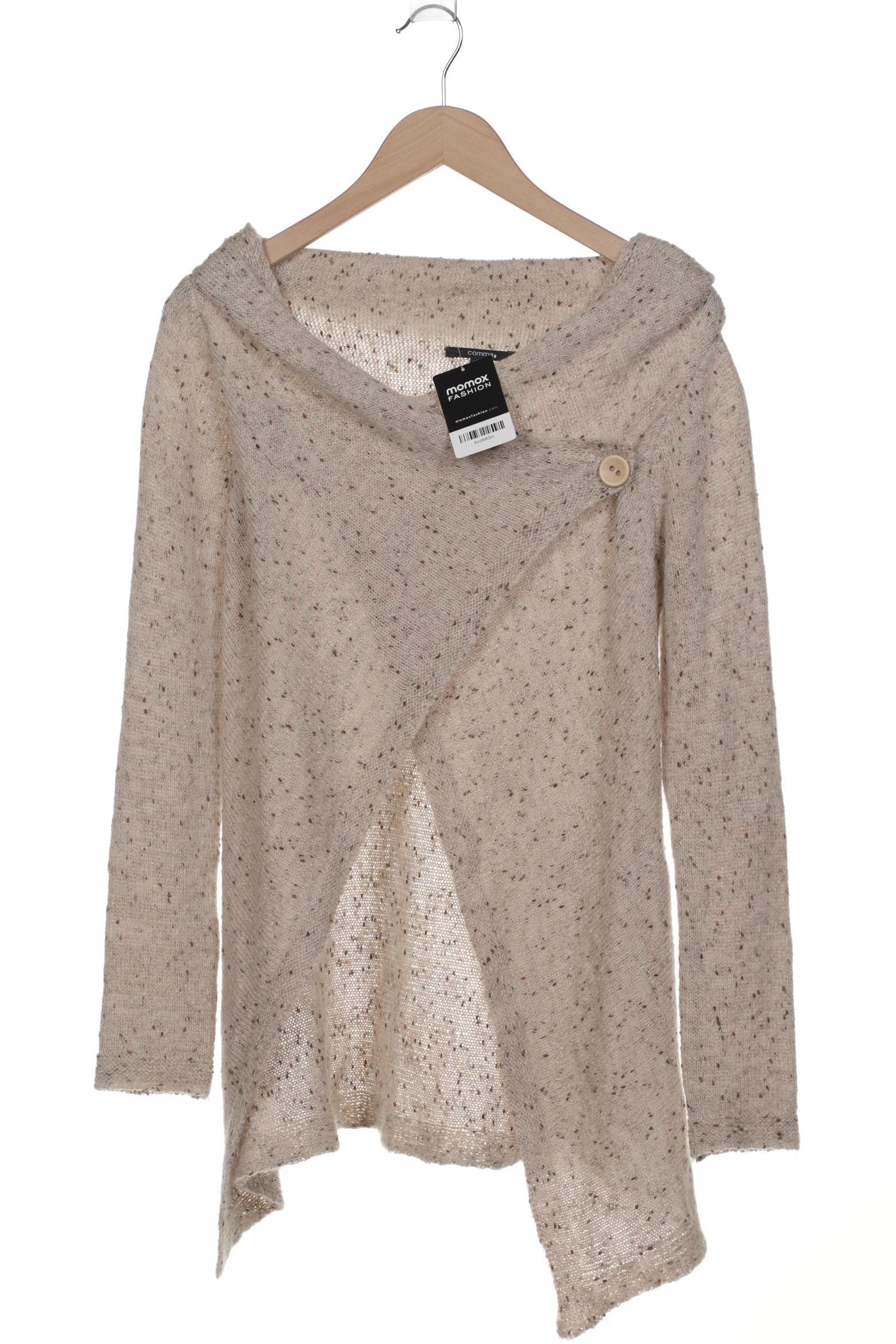 

Comma Damen Strickjacke, beige, Gr. 36