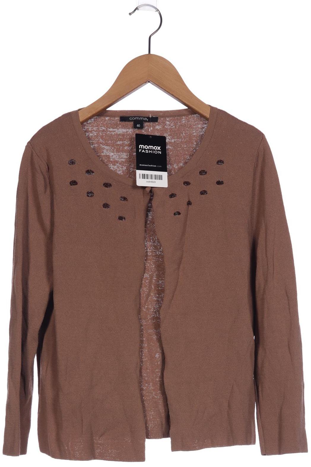 

Comma Damen Strickjacke, braun, Gr. 40