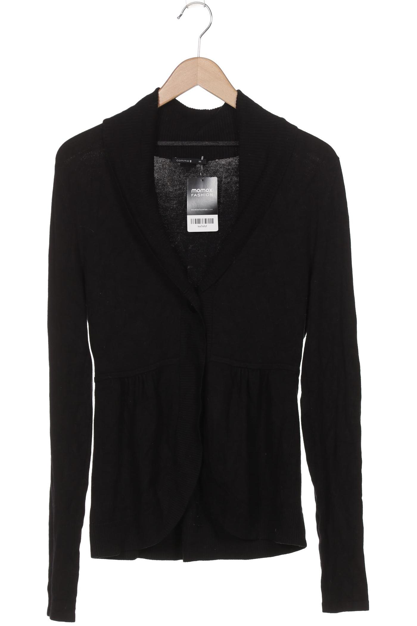 

Comma Damen Strickjacke, schwarz, Gr. 36