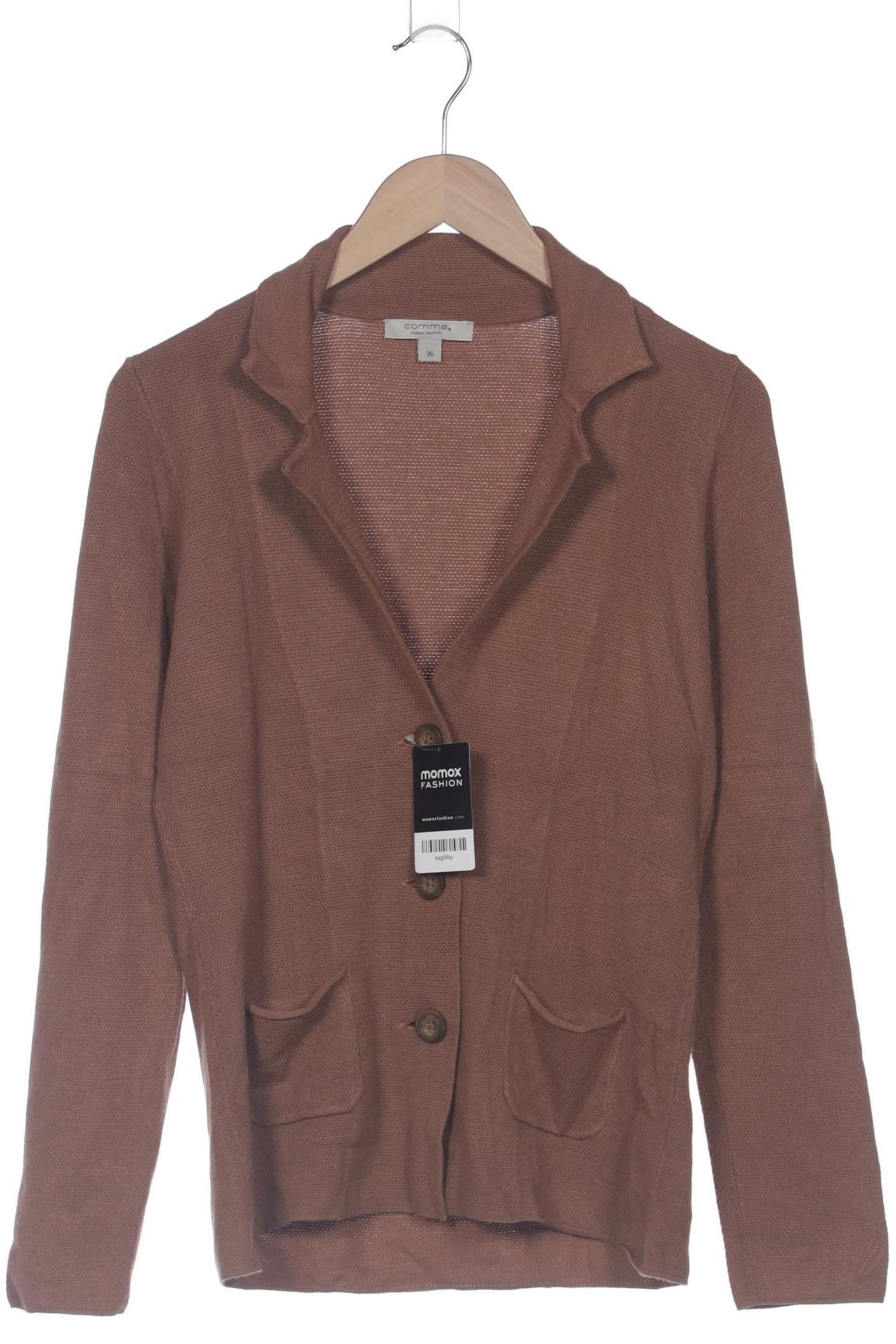 

Comma Damen Strickjacke, braun, Gr. 36