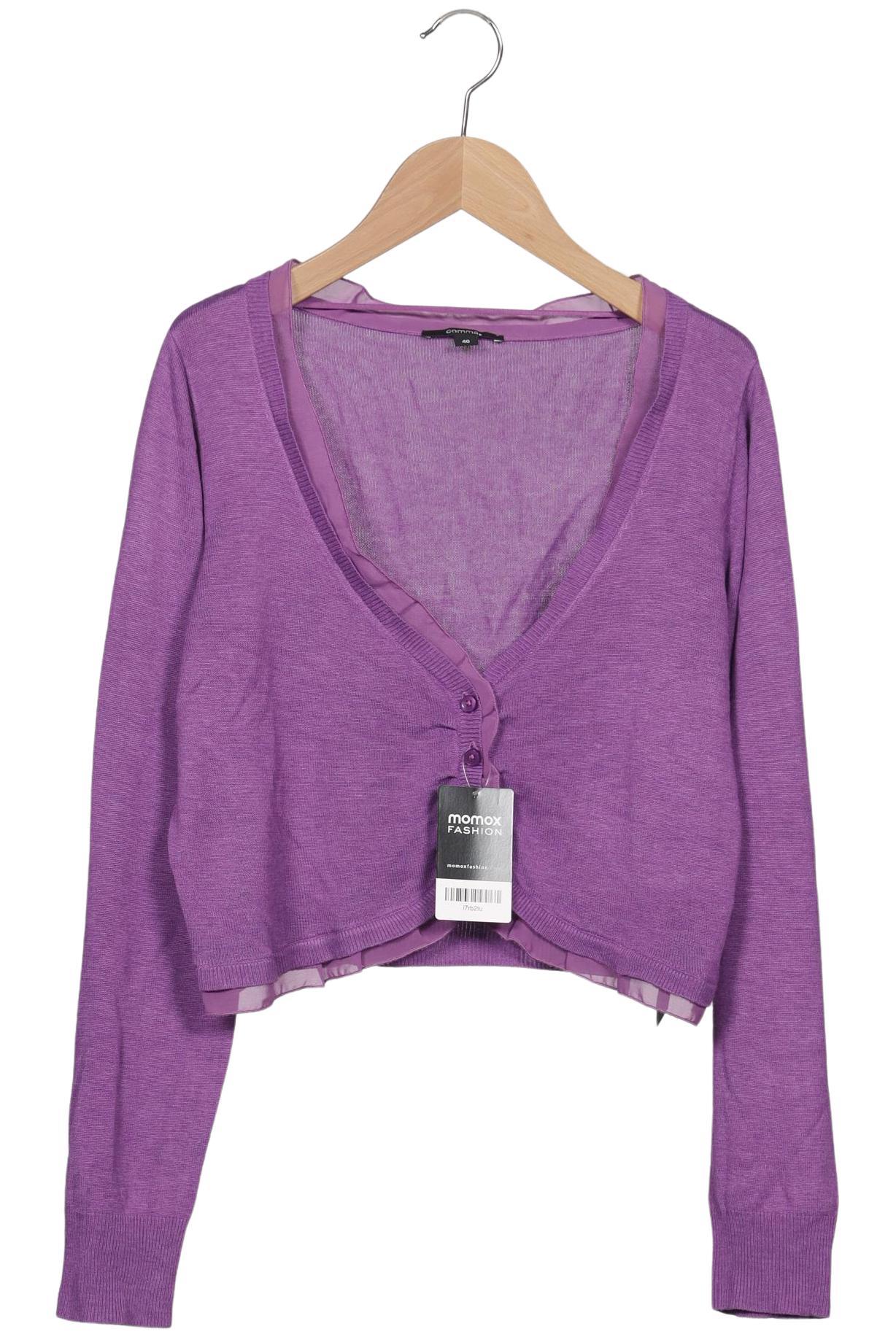 

Comma Damen Strickjacke, flieder, Gr. 40