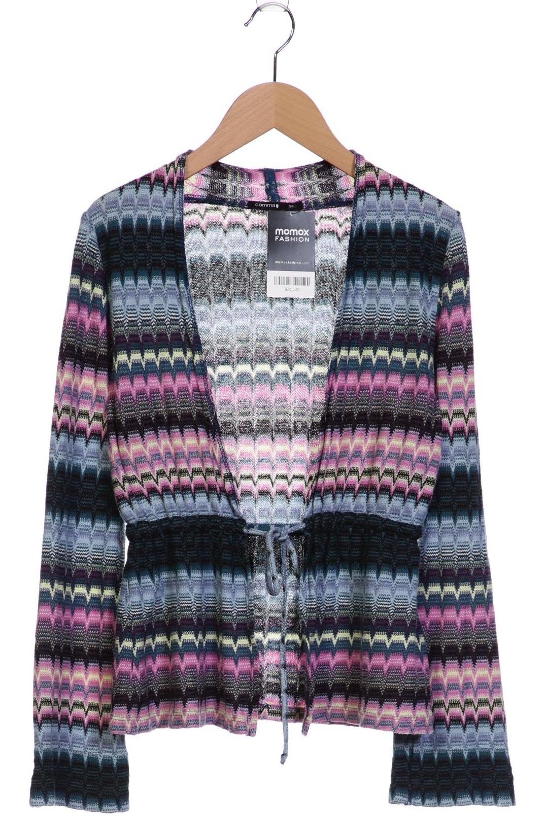 

Comma Damen Strickjacke, blau, Gr. 34